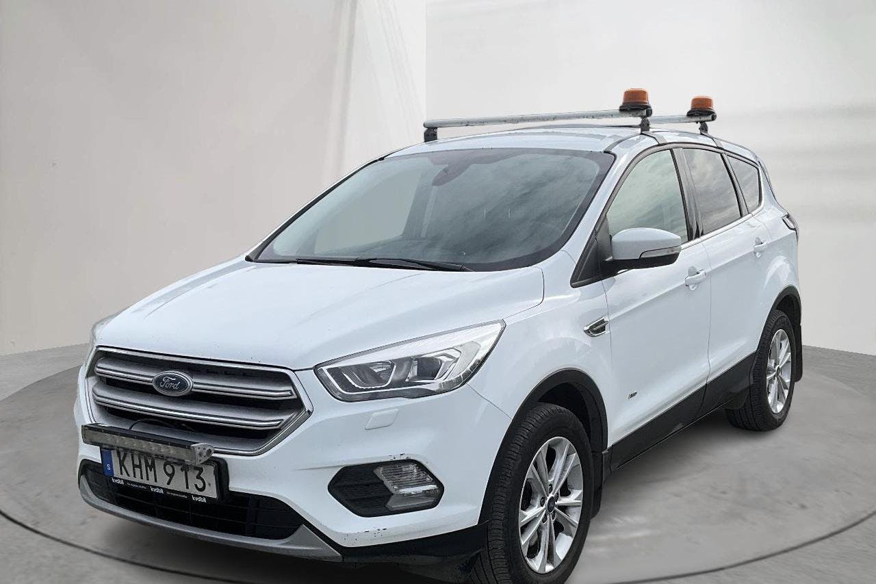 Ford Kuga 2.0 TDCi AWD (150hk) - 12 516 mil - Manuell - vit - 2017