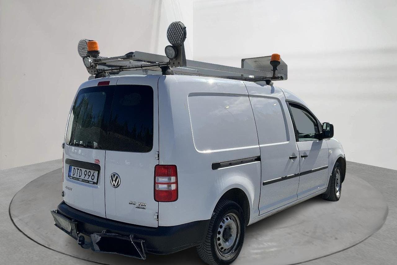 VW Caddy 2.0 TDI Maxi Skåp 4-motion (110hk) - 18 608 mil - Manuell - vit - 2015