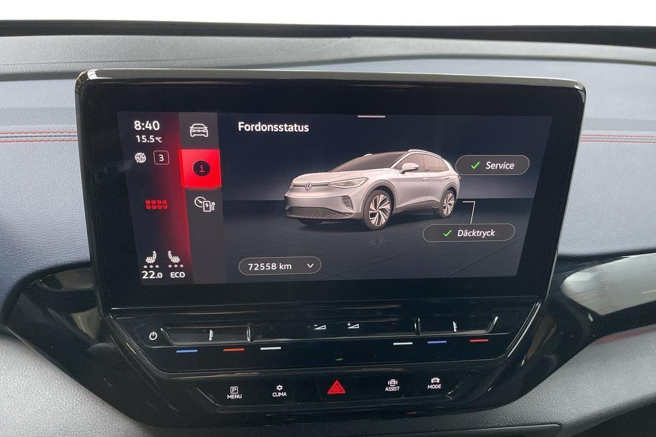 VW ID.4 GTX 77kWh AWD (299hk) - 7 256 mil - Automat - svart - 2022
