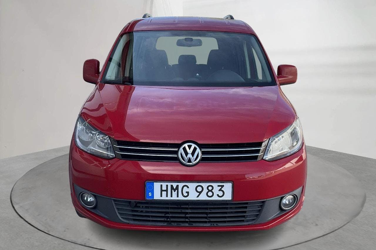 VW Caddy Life 2.0 EcoFuel (109hk) - 14 553 mil - Manuell - röd - 2014