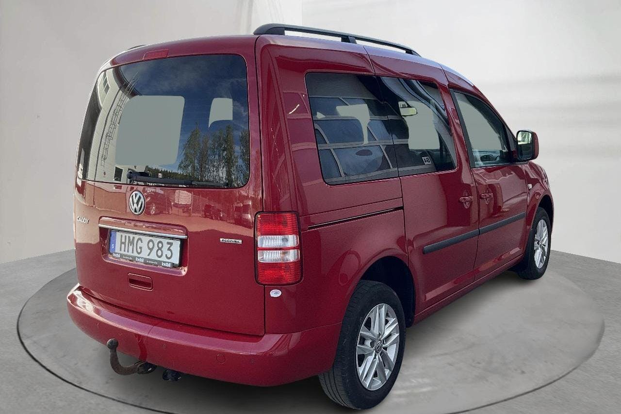 VW Caddy Life 2.0 EcoFuel (109hk) - 14 553 mil - Manuell - röd - 2014