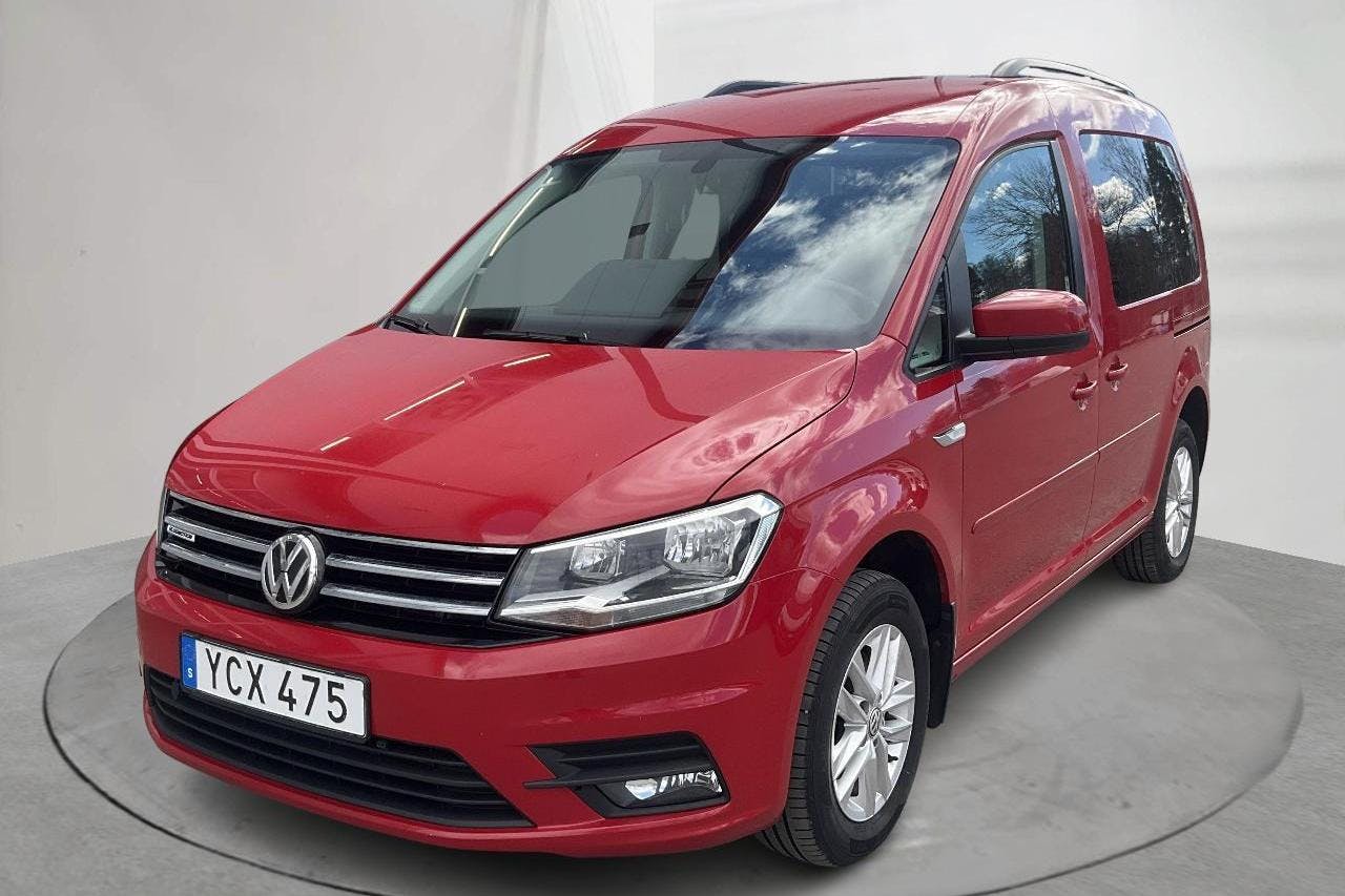 VW Caddy Life 1.4 TGI (110hk) - 12 854 mil - Manuell - röd - 2016