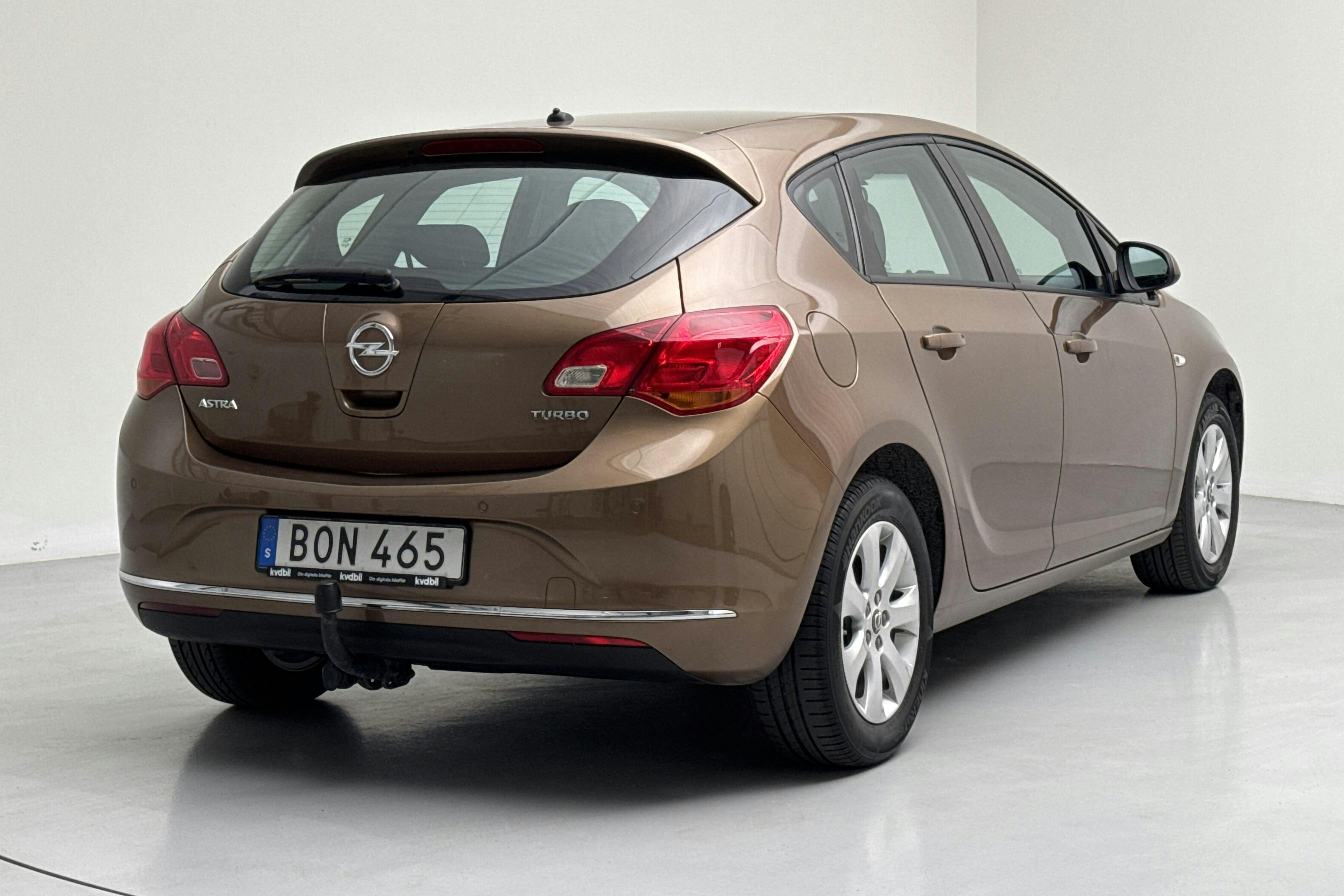 Opel Astra 1.4 Turbo ECOTEC 5dr (140hk) - 142 360 km - Manual - brown - 2015