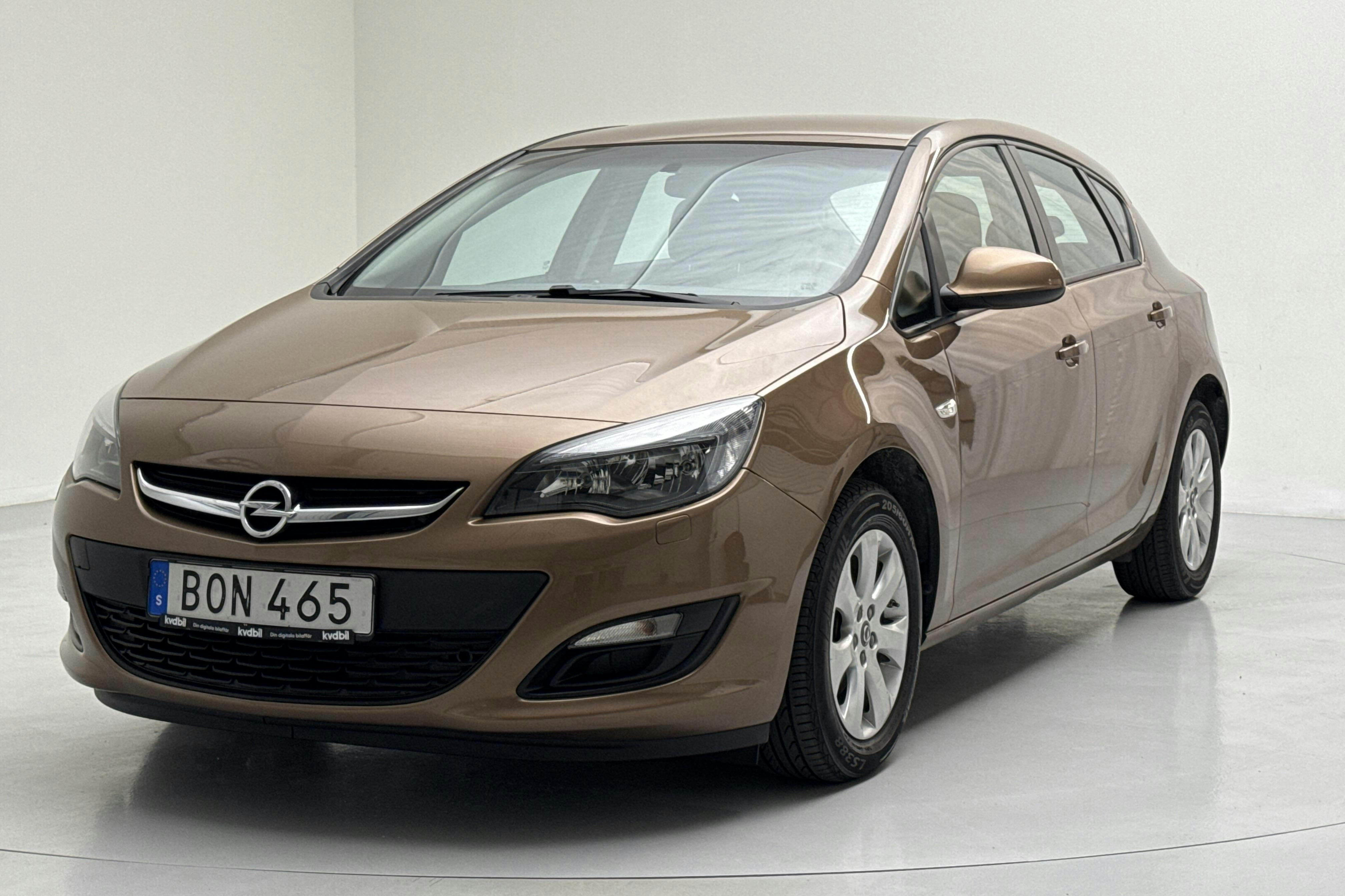 Opel Astra 1.4 Turbo ECOTEC 5dr (140hk) - 142 360 km - Manual - brown - 2015