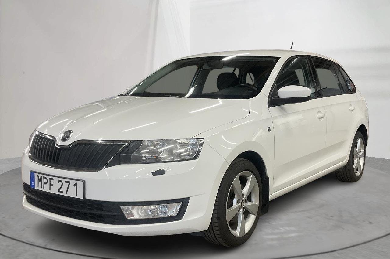 Skoda Rapid 1.2 TSI Spaceback (105hk) - 94 010 km - Käsitsi - valge - 2015