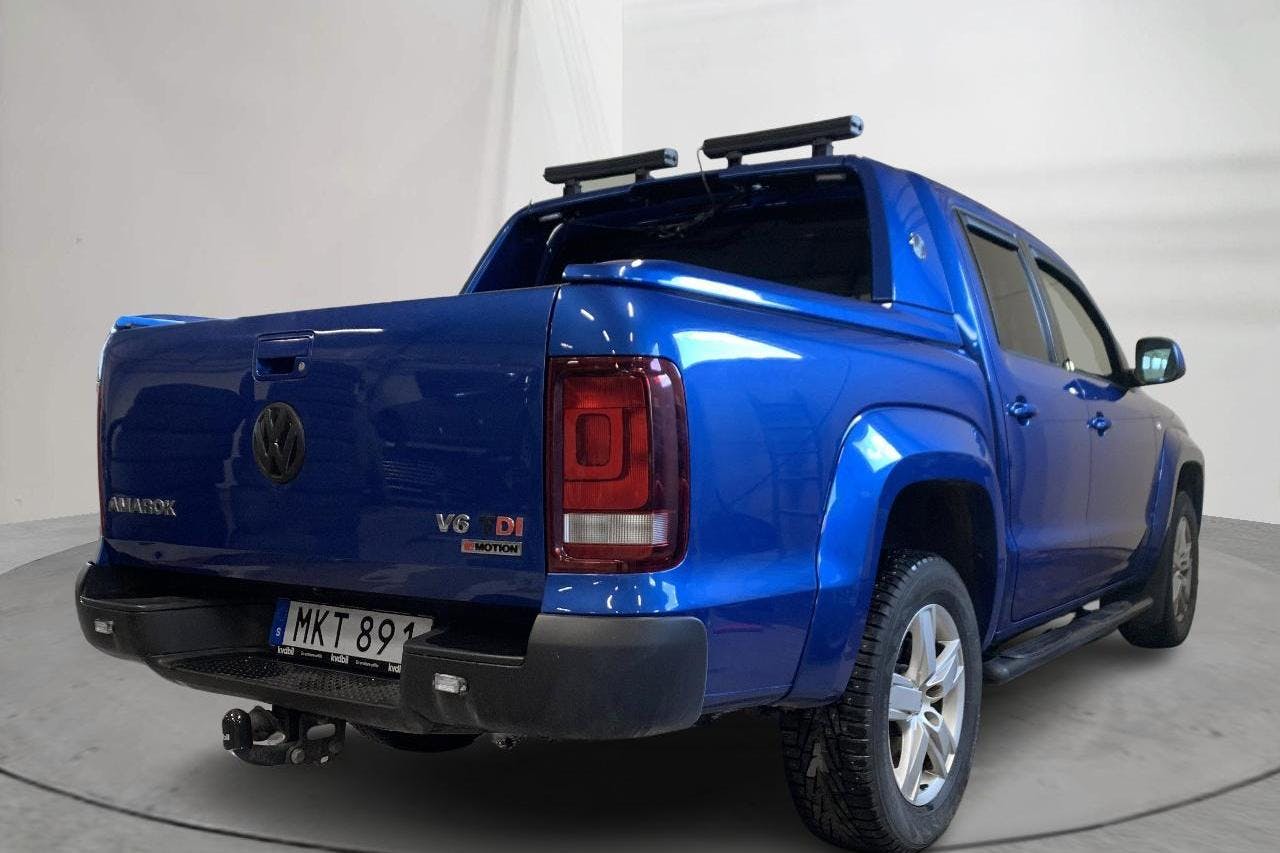 VW Amarok 3.0 TDI 4motion (224hk) - 166 380 km - Automatyczna - niebieski - 2018