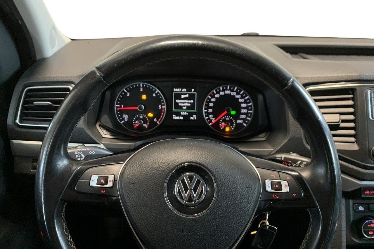 VW Amarok 3.0 TDI 4motion (224hk) - 166 380 km - Automatyczna - niebieski - 2018