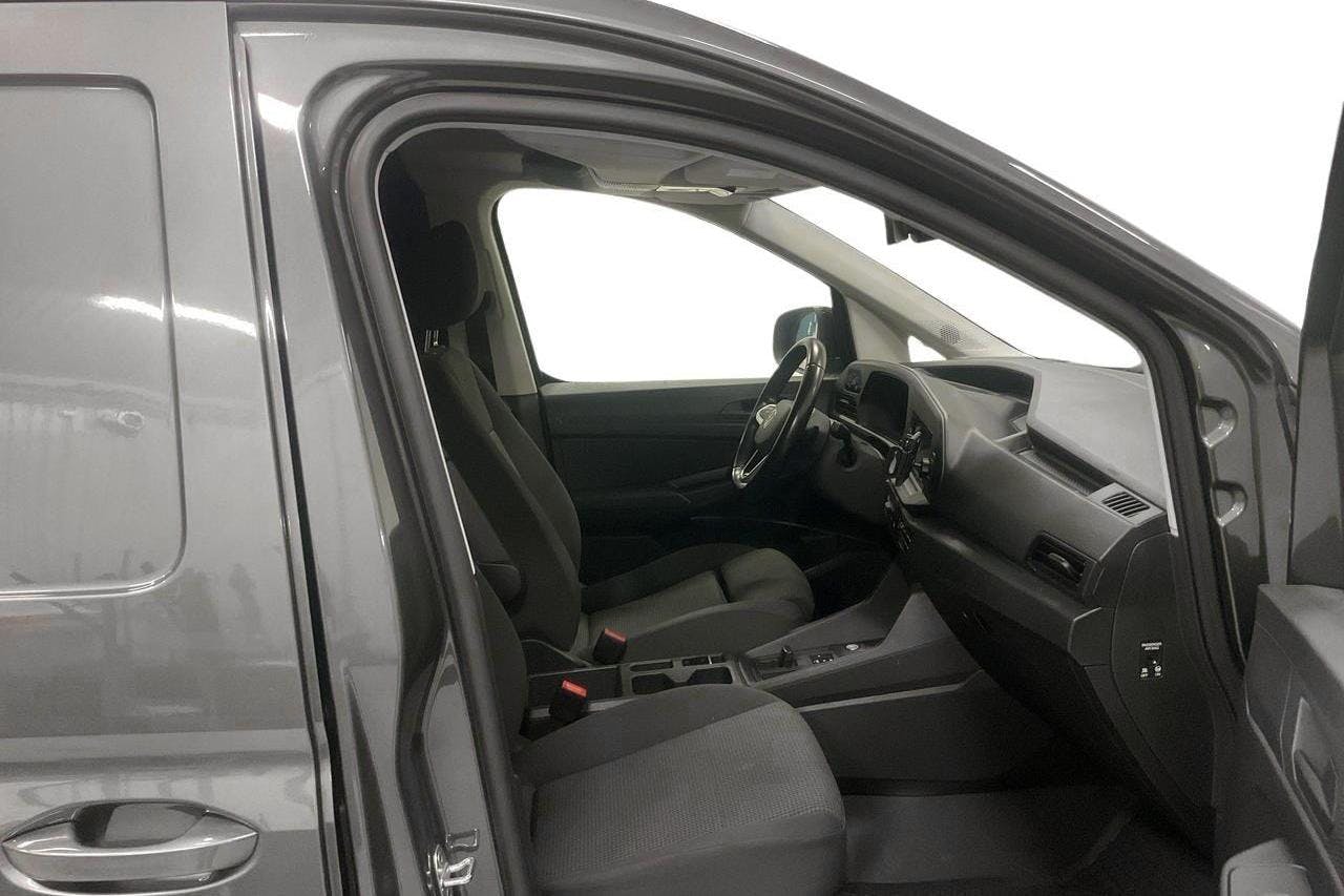VW Caddy Cargo 2.0 TDI Skåp (122hk) - 85 370 km - Automatyczna - szary - 2021