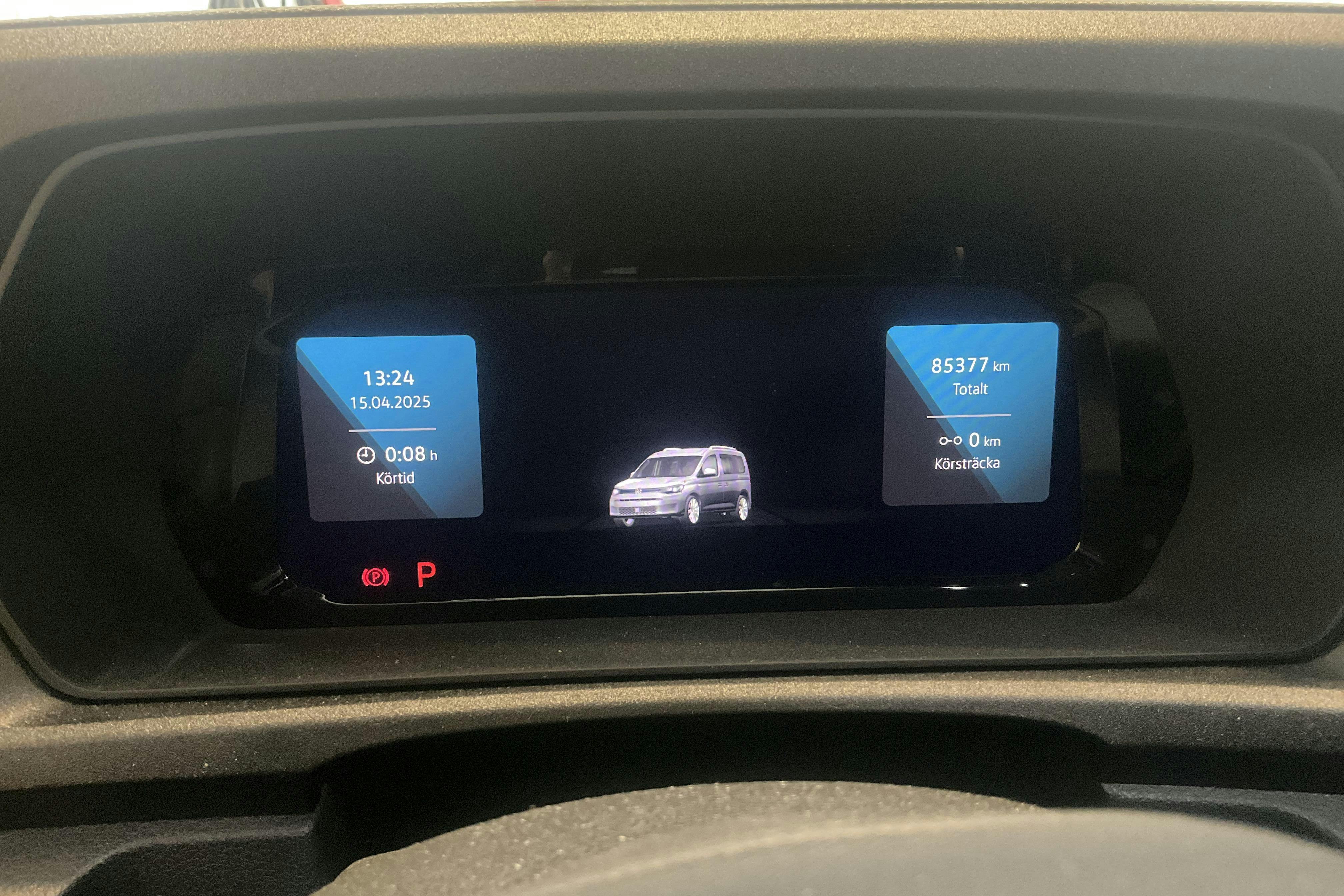 VW Caddy Cargo 2.0 TDI Skåp (122hk) - 85 370 km - Automatyczna - szary - 2021