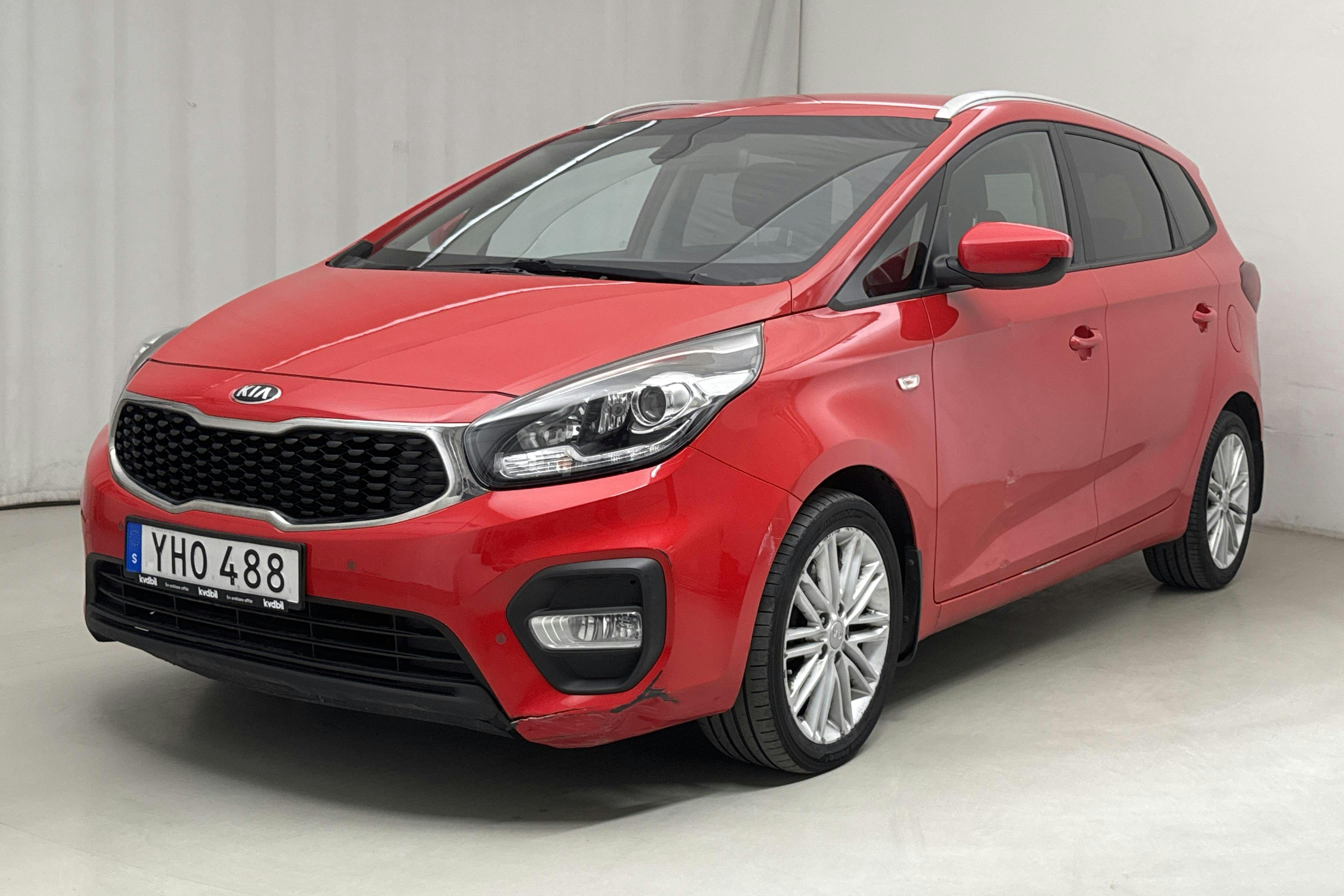 KIA Carens 1.7 CRDi (115hk) - 10 679 mil - Manuell - röd - 2017