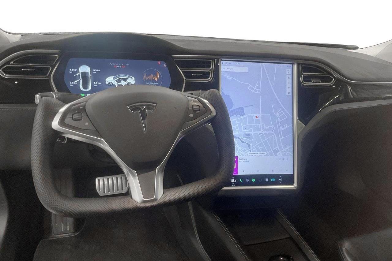 Tesla Model S P85D - 232 930 km - Automatic - white - 2015