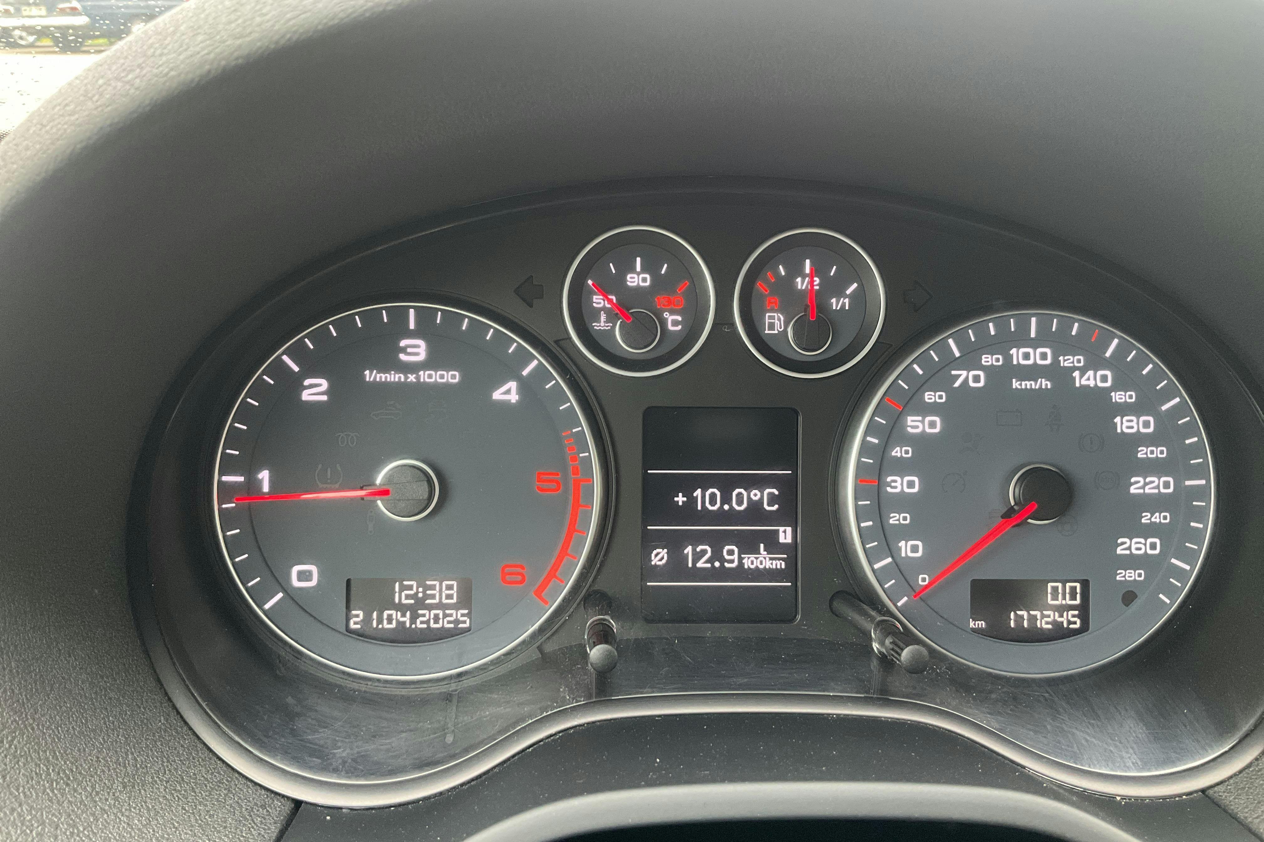 Audi A3 2.0 TDI Sportback quattro (140hk) - 177 250 km - Manualna - czarny - 2012