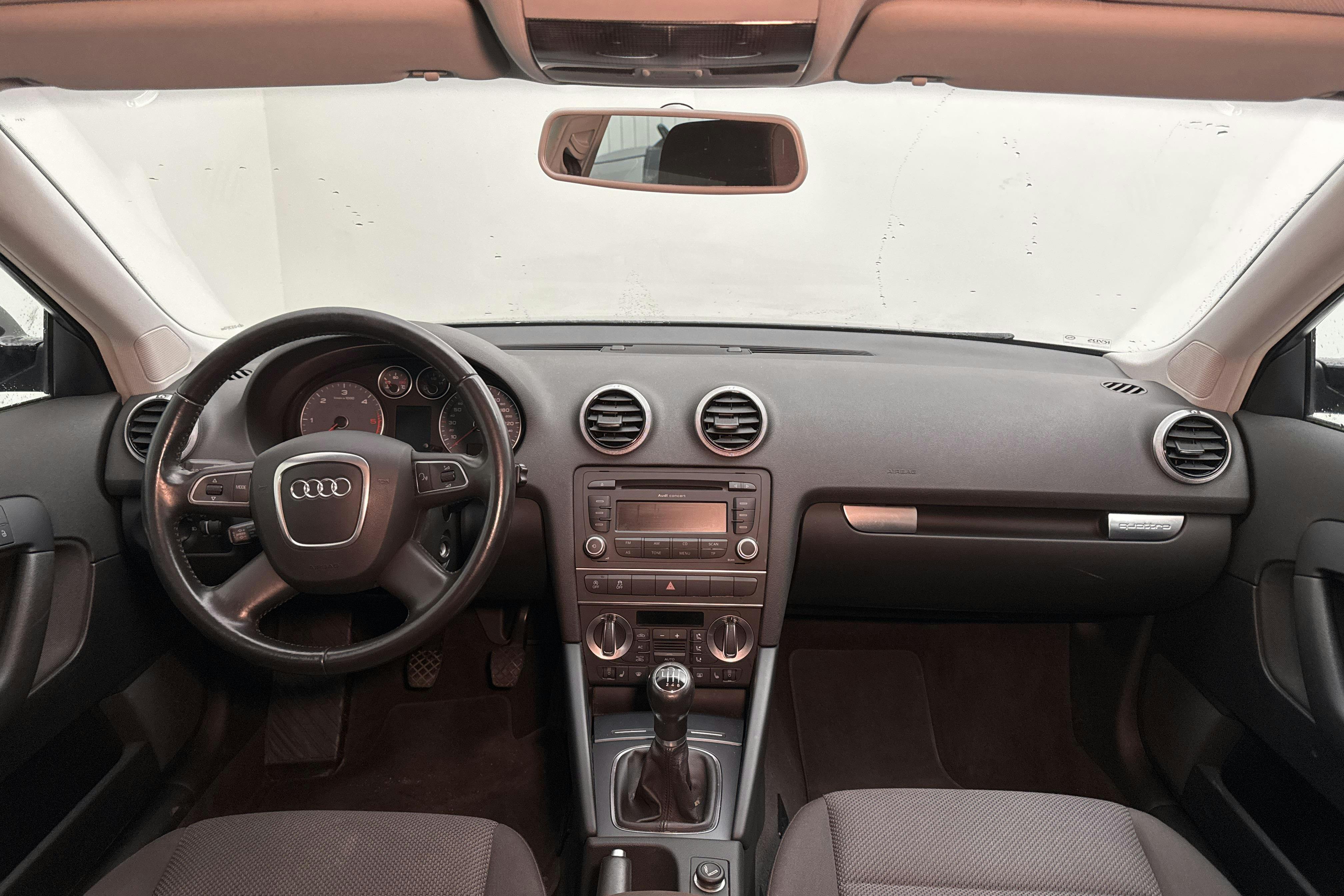 Audi A3 2.0 TDI Sportback quattro (140hk) - 177 250 km - Manualna - czarny - 2012