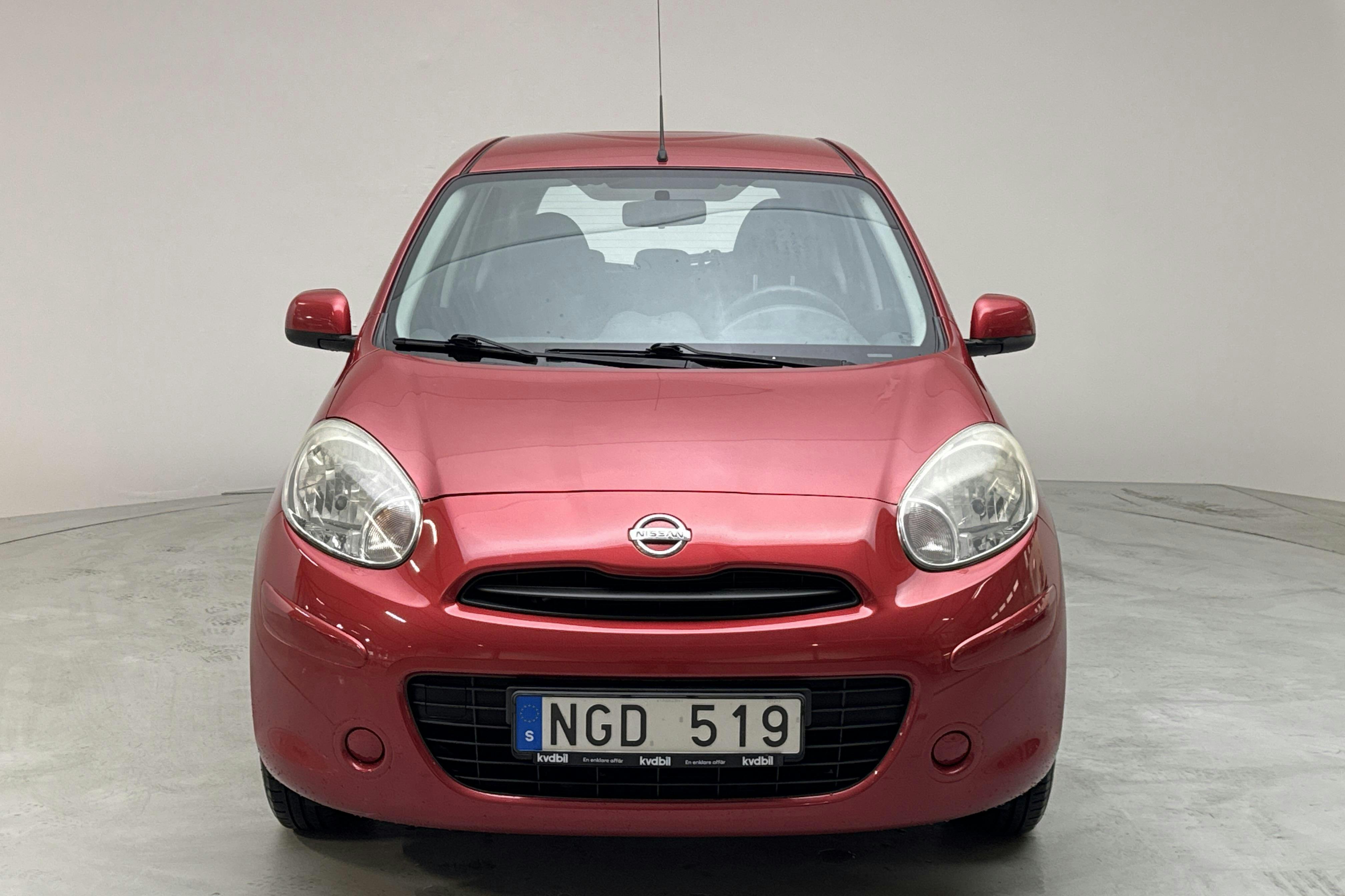Nissan Micra 1.2 5dr (80hk) - 90 810 km - Manual - red - 2013