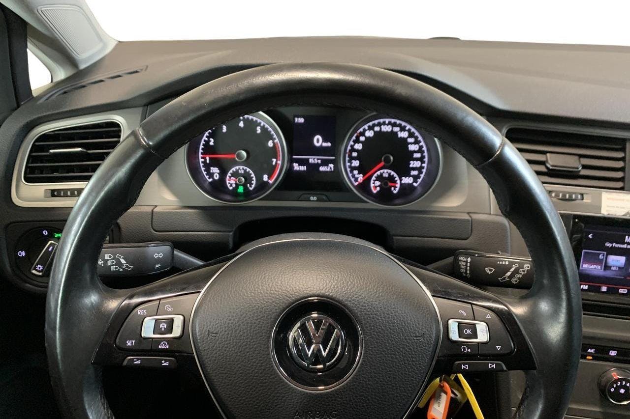VW Golf VII 1.4 TGI BlueMotion Sportscombi (110hk) - 76 180 km - Manual - white - 2015