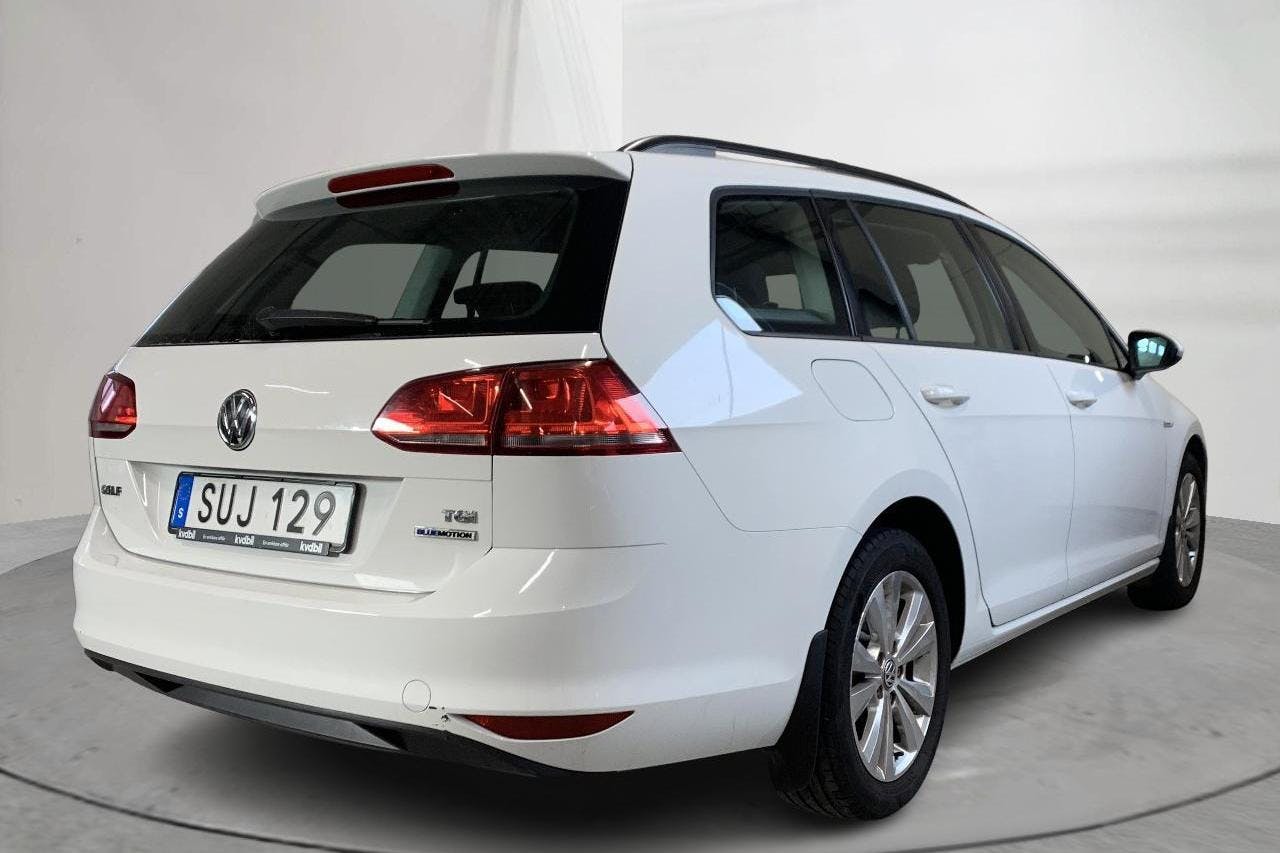 VW Golf VII 1.4 TGI BlueMotion Sportscombi (110hk) - 76 180 km - Manual - white - 2015