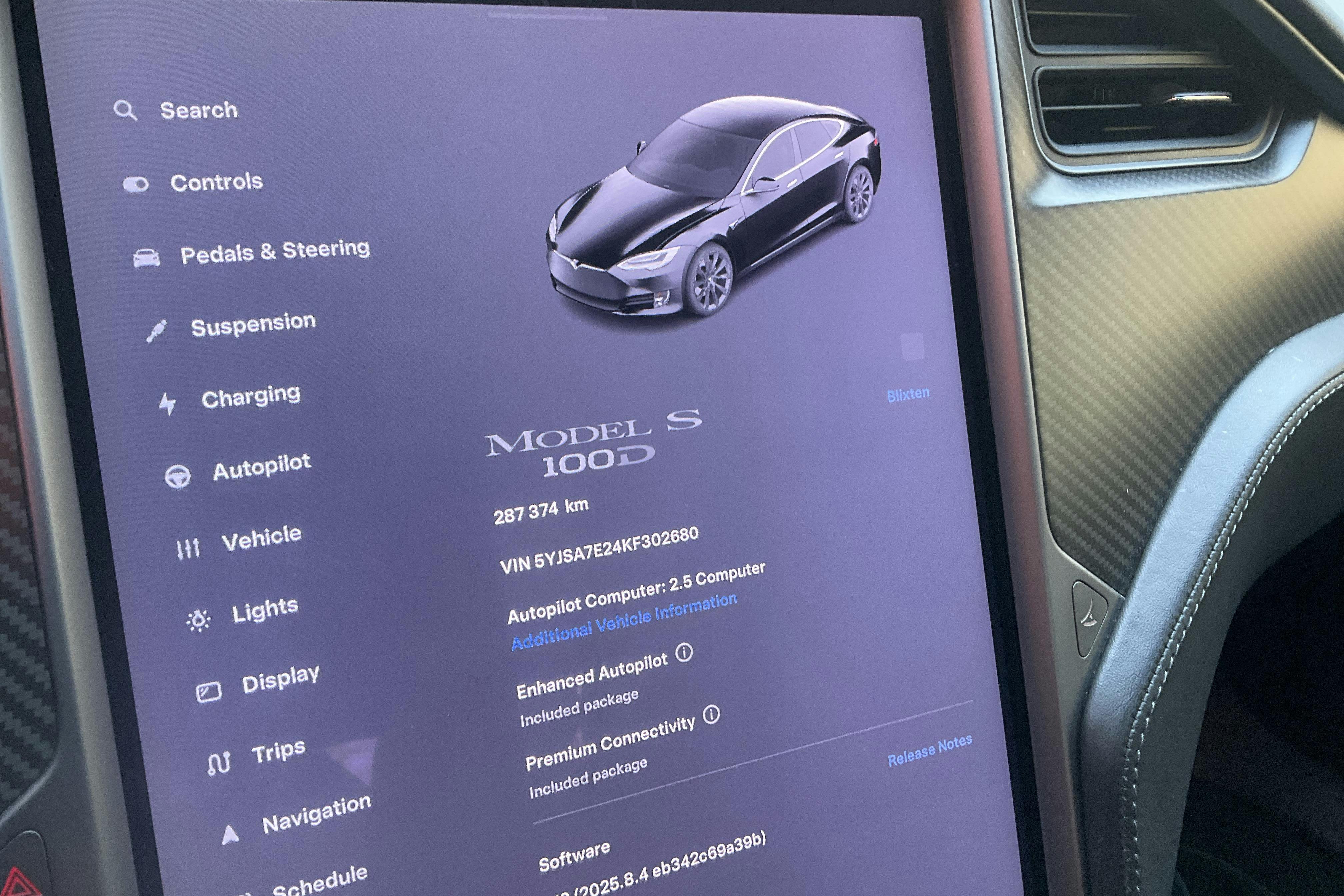 Tesla Model S 100D - 287 370 km - Automatic - black - 2019