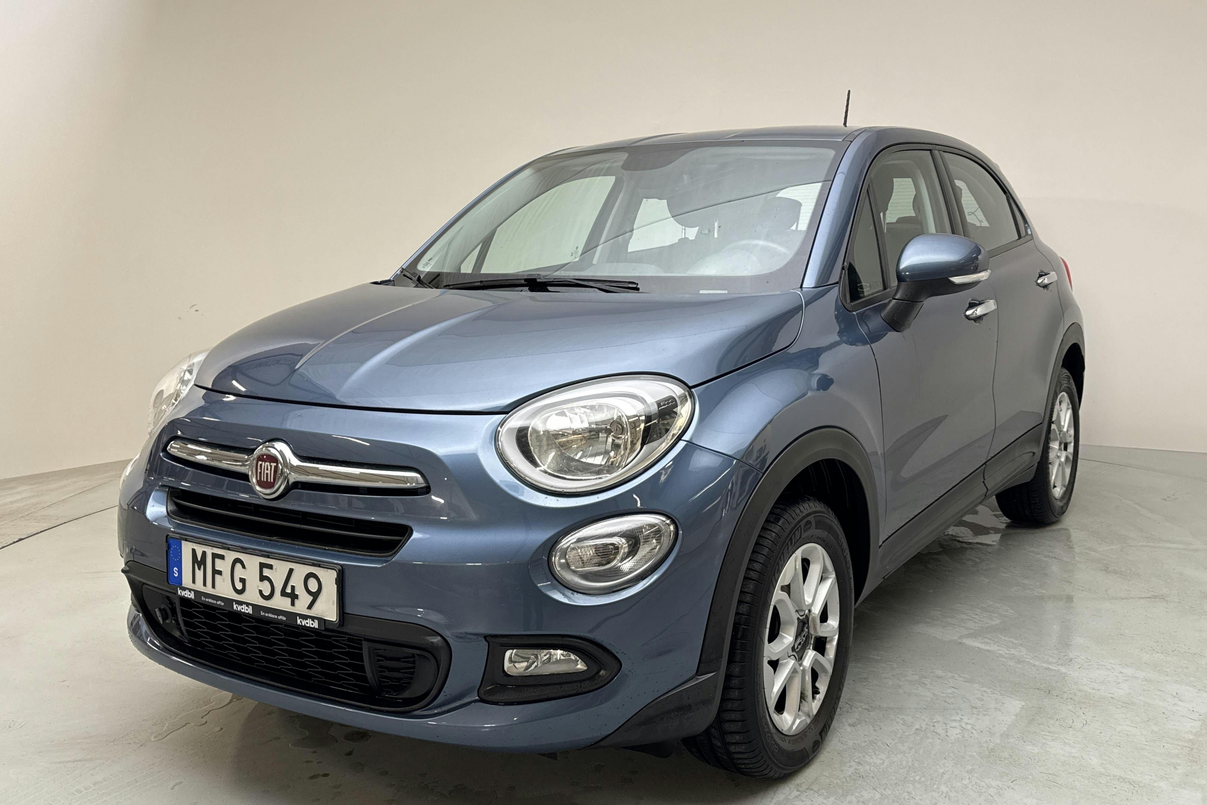 Fiat 500X 1.6 E-torq (110hk) - 78 350 km - Automaattinen - sininen - 2017
