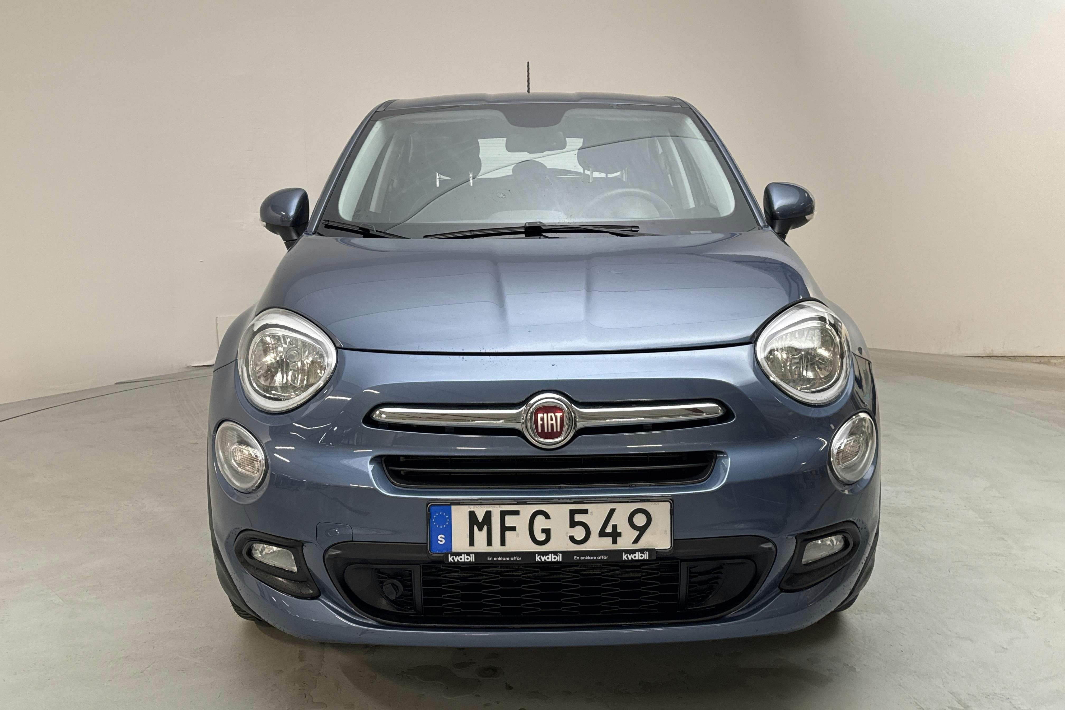Fiat 500X 1.6 E-torq (110hk) - 78 350 km - Automaatne - sinine - 2017