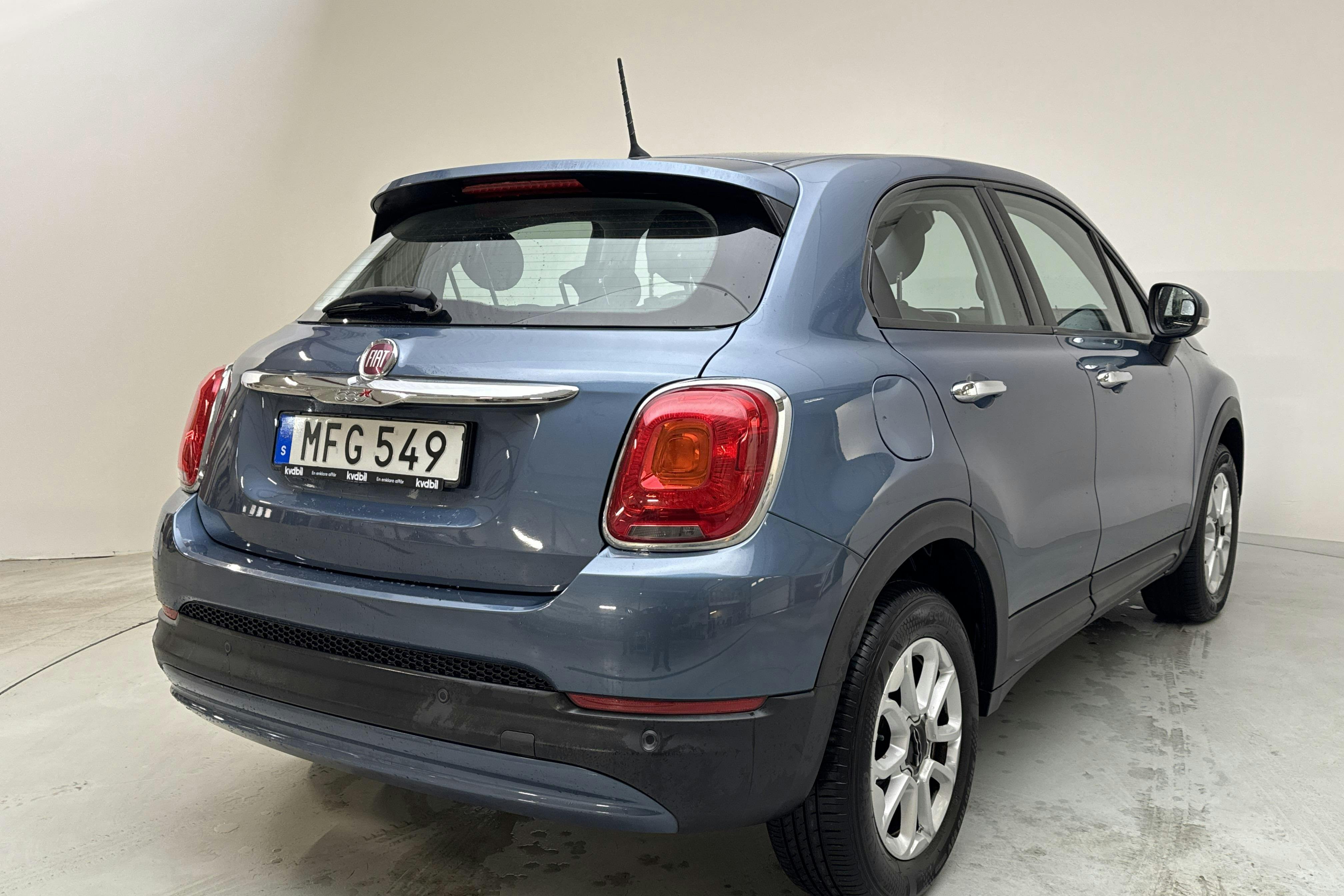 Fiat 500X 1.6 E-torq (110hk) - 78 350 km - Automaatne - sinine - 2017