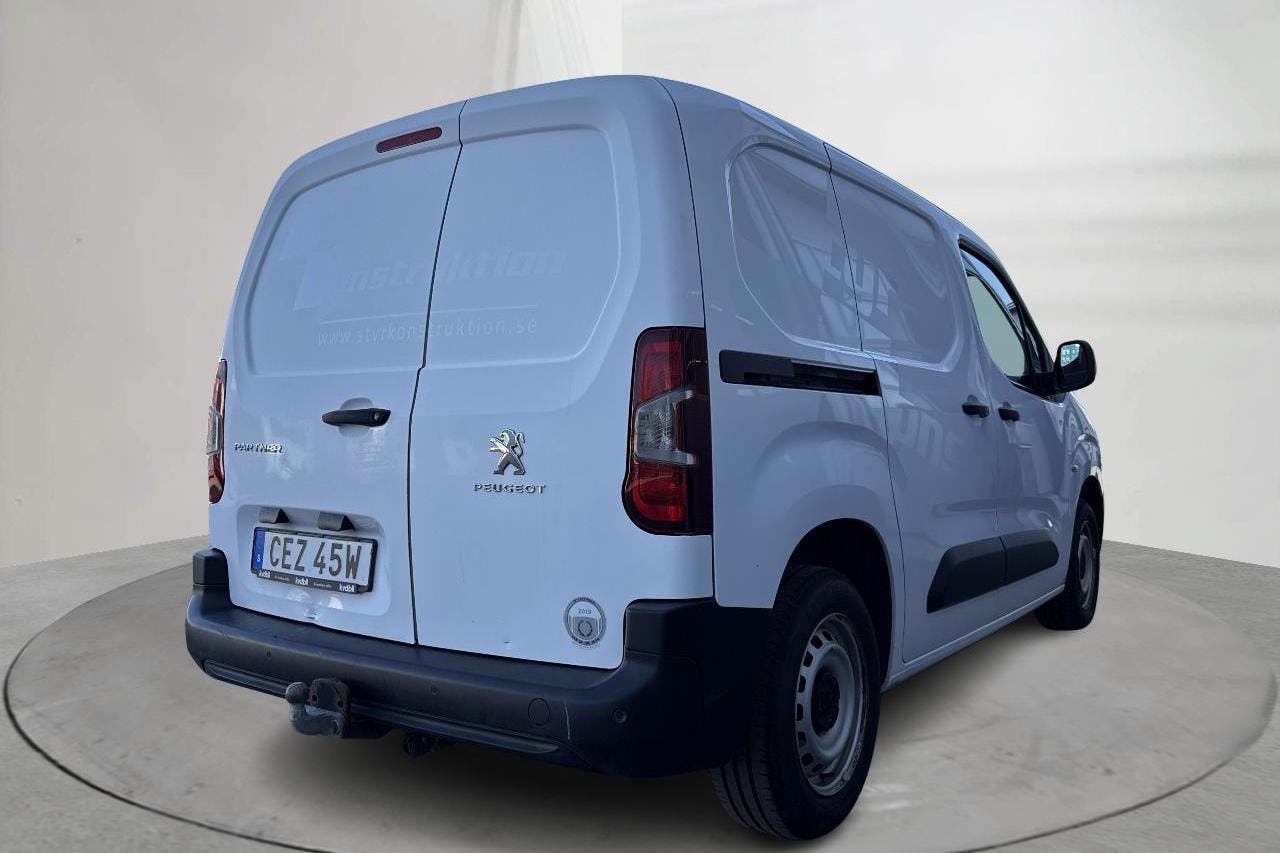 Peugeot Partner 1.5 HDI Skåp (100hk) - 6 796 mil - Manuell - vit - 2019