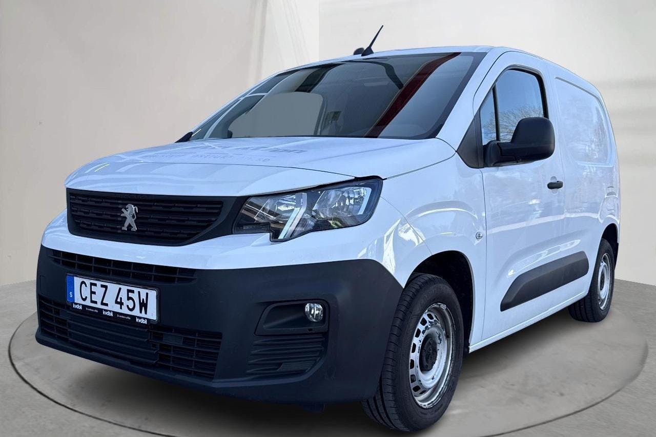 Peugeot Partner 1.5 HDI Skåp (100hk) - 6 796 mil - Manuell - vit - 2019
