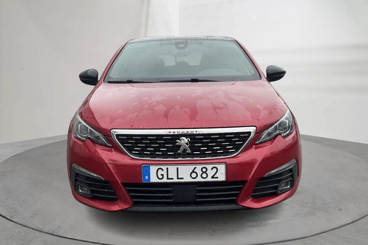 Peugeot 308 GT PureTech 5dr (225hk) - 94 920 km - Automatyczna - Light Red - 2018