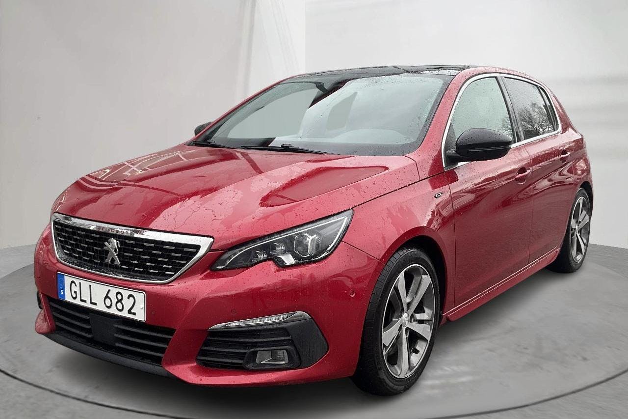 Peugeot 308 GT PureTech 5dr (225hk) - 94 920 km - Automatyczna - Light Red - 2018