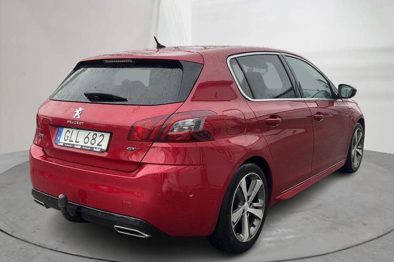 Peugeot 308 GT PureTech 5dr (225hk) - 94 920 km - Automatyczna - Light Red - 2018