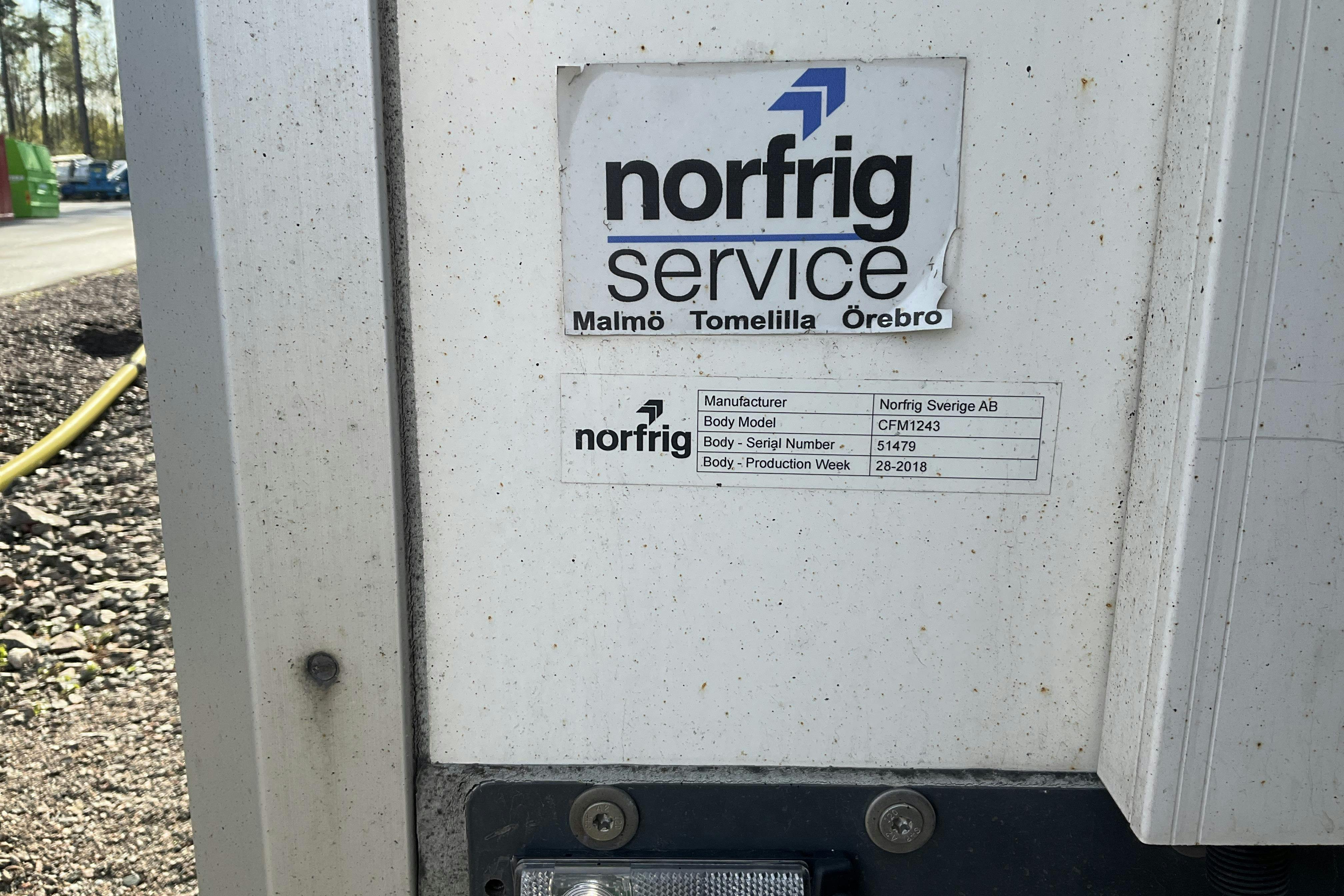 NORFRIG WH4-38-1243CFM - 0 km - valge - 2018