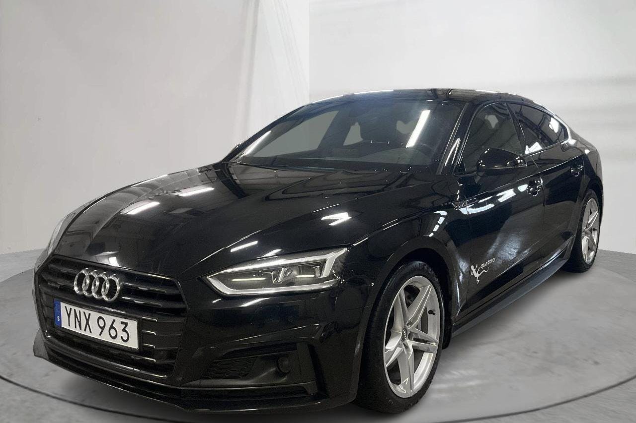 Audi A5 2.0 TFSI Coupé quattro (252hk) - 10 890 mil - Automat - svart - 2018