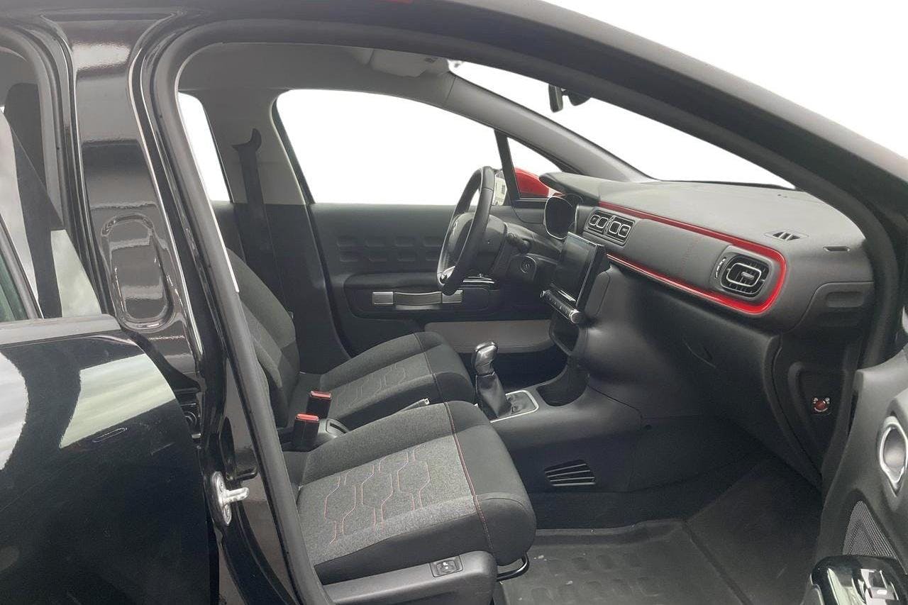 Citroën C3 PureTech (82hk) - 47 790 km - Käsitsi - must - 2019