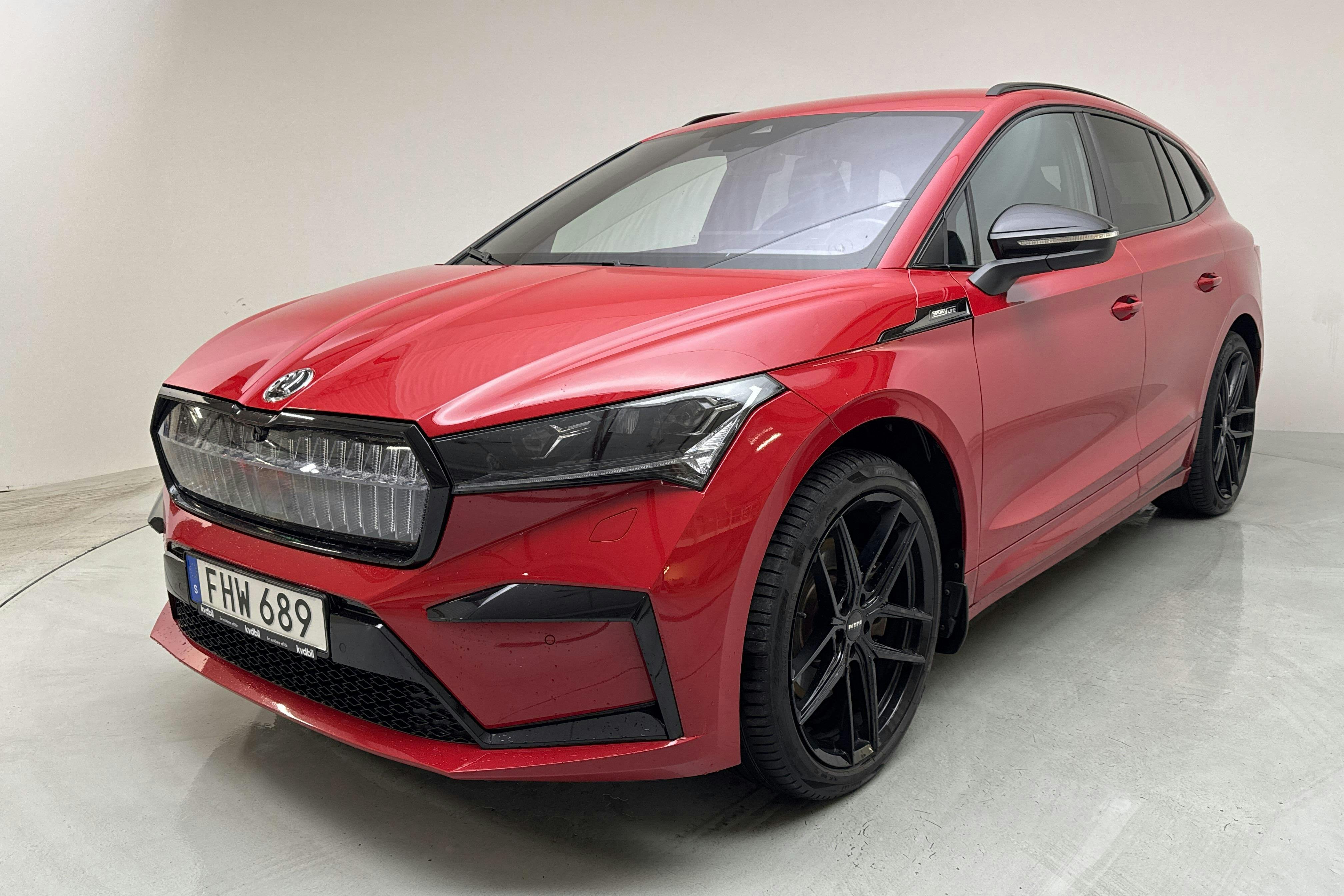 Skoda Enyaq 80x iV (265hk) - 83 770 km - Automaattinen - punainen - 2022