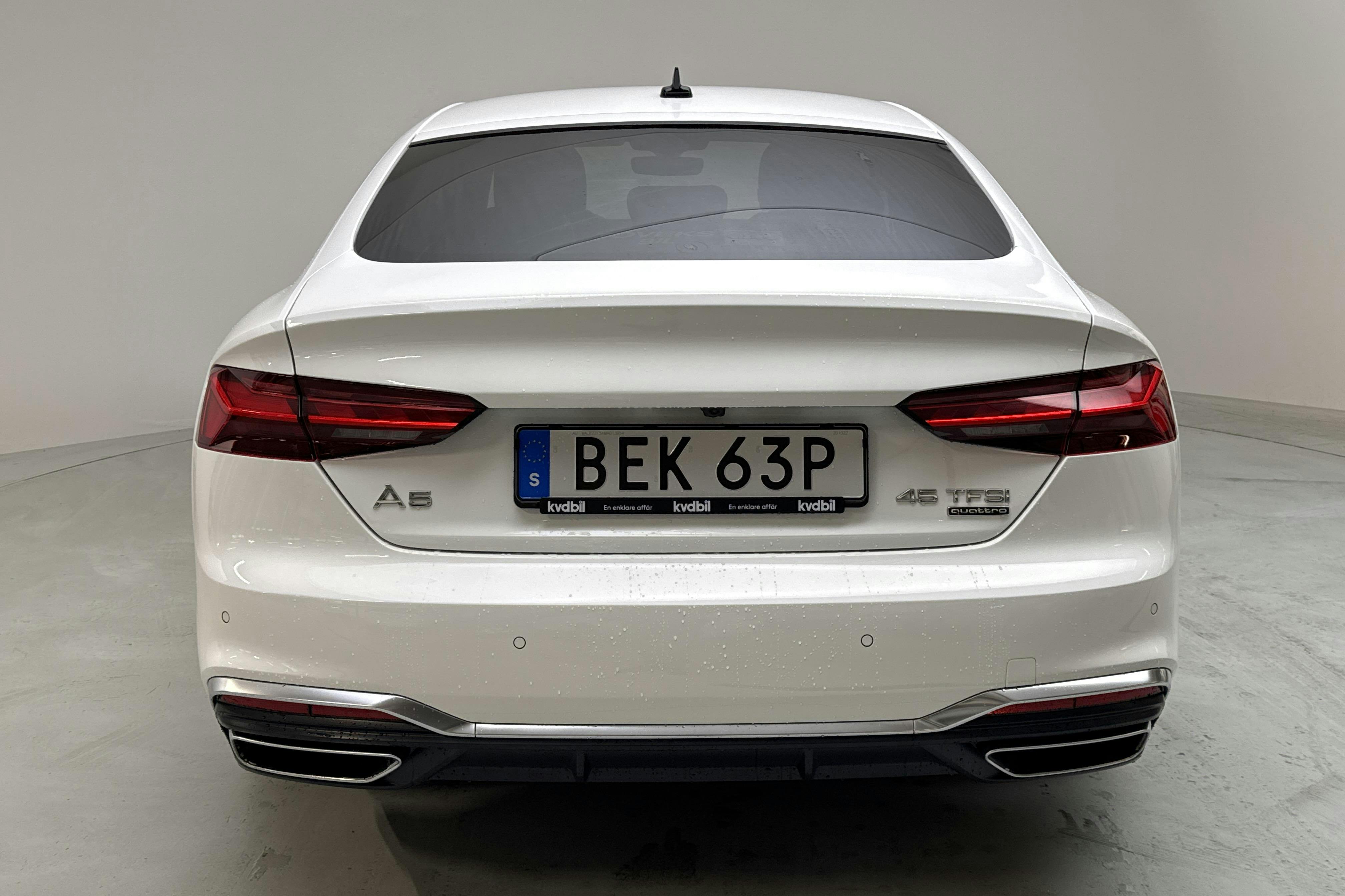 Audi A5 Sportback 45 TFSI quattro LCI (265hk) - 4 259 mil - Automat - vit - 2021