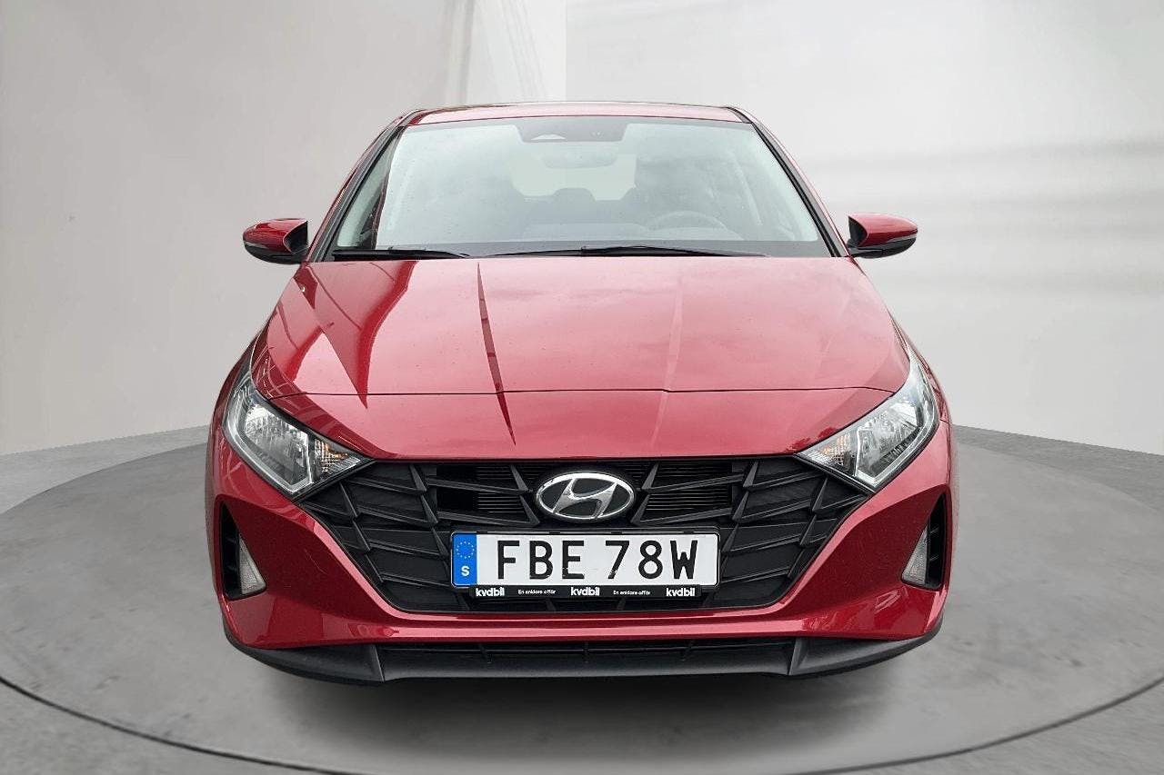 Hyundai i20 1.25 MPi (84hk) - 11 270 km - Manual - red - 2022