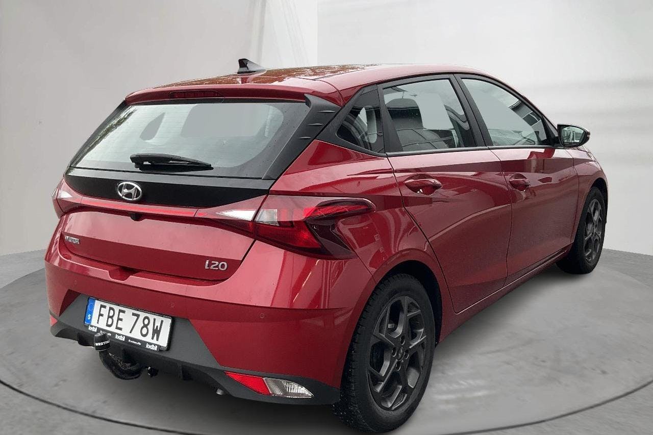 Hyundai i20 1.25 MPi (84hk) - 11 270 km - Manual - red - 2022