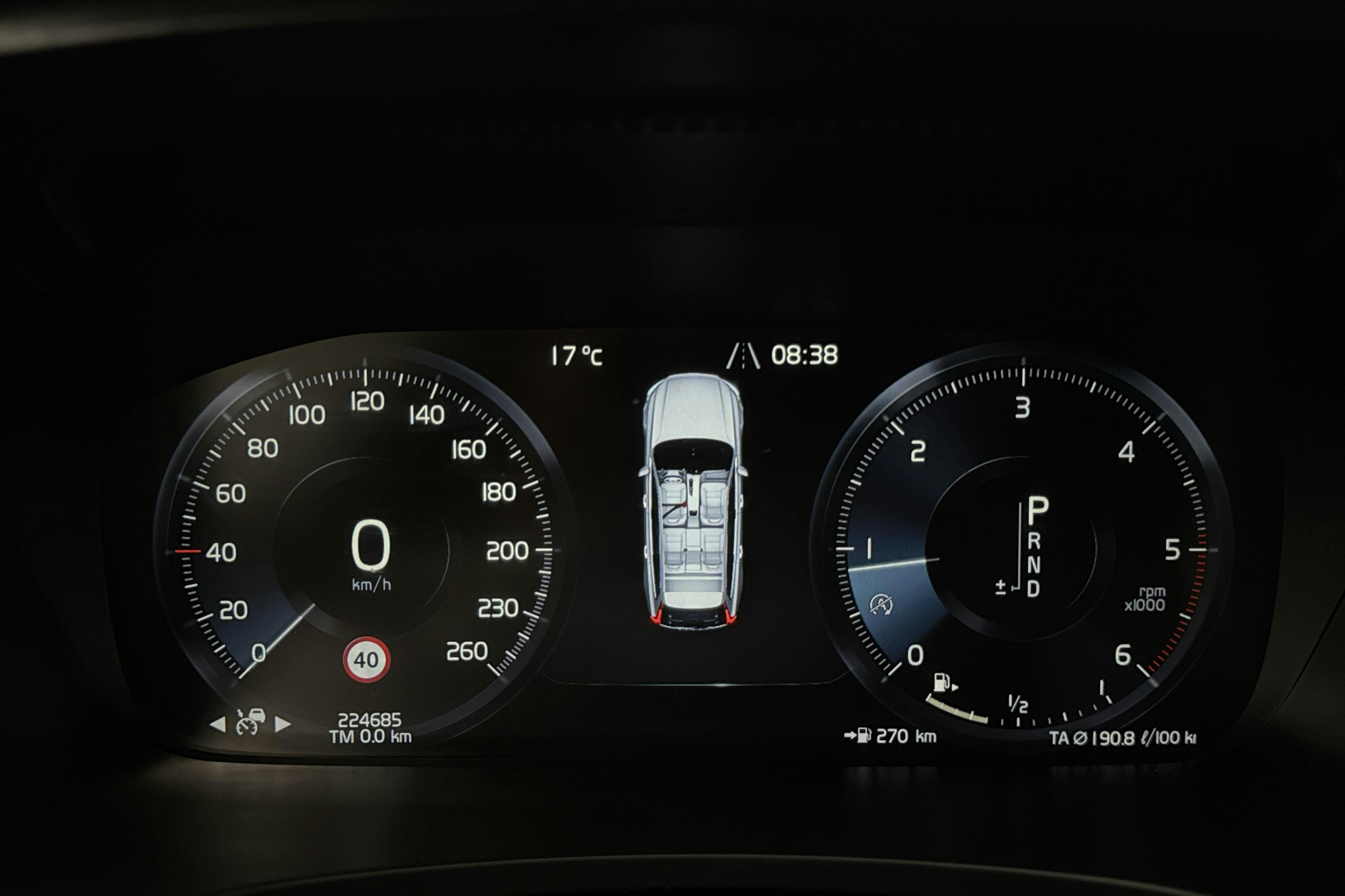 Volvo V90 D4 AWD (190hk) - 224 680 km - Automatic - silver - 2019