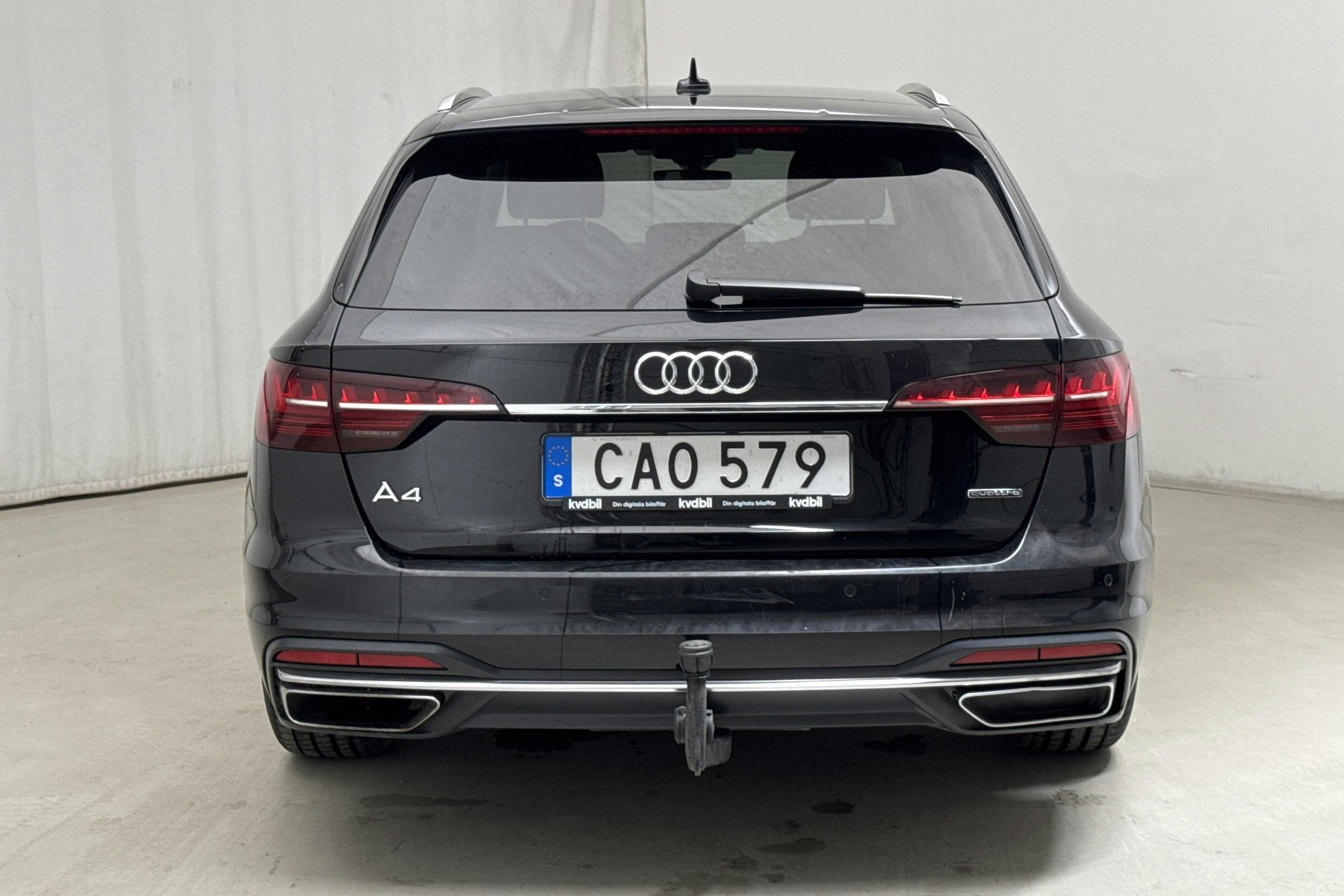 Audi A4 Avant 40 TDI quattro (204hk) - 153 400 km - Automaattinen - musta - 2022