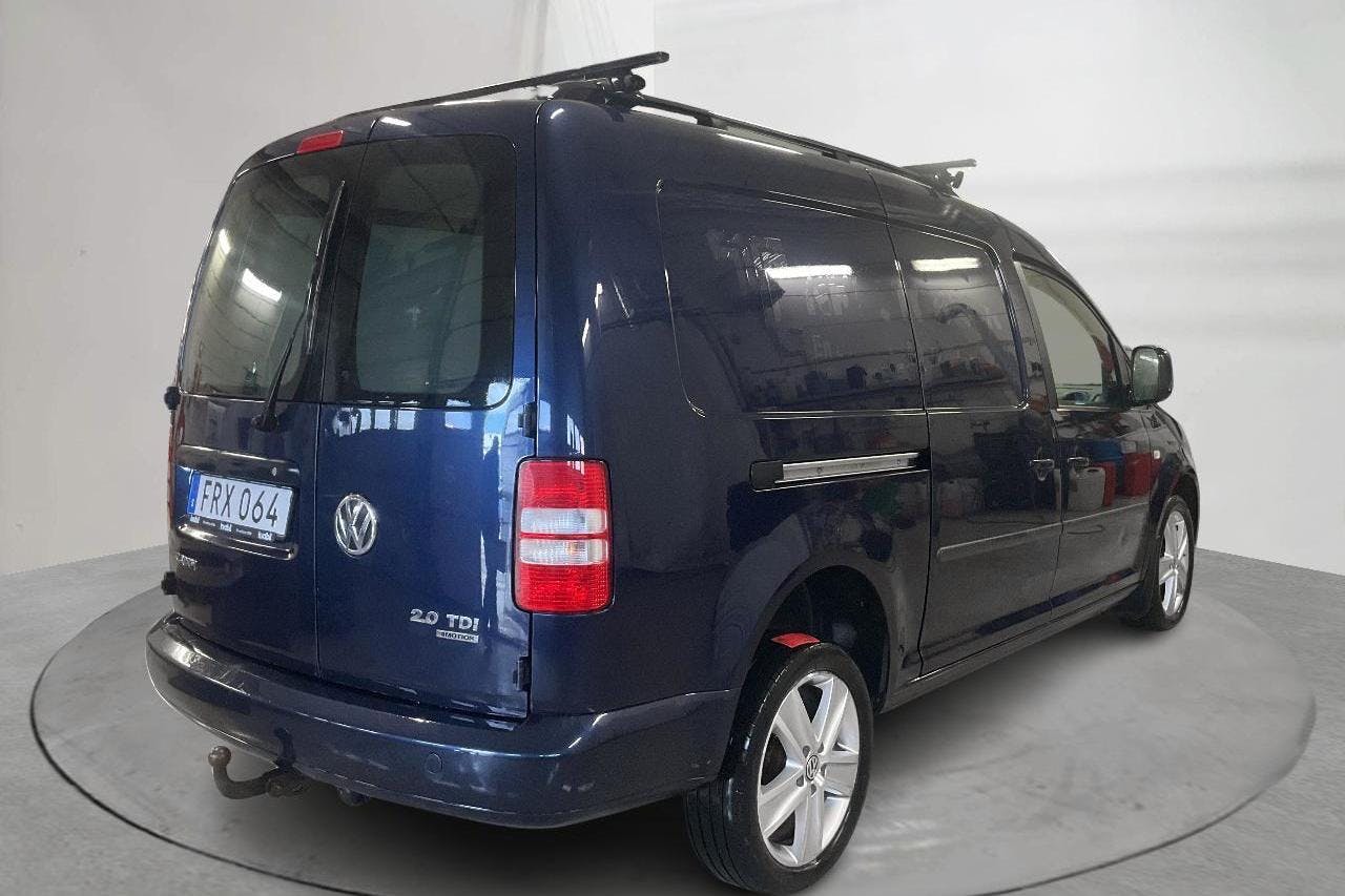 VW Caddy 2.0 TDI Maxi Skåp 4-motion (110hk) - 13 806 mil - Manuell - Dark Blue - 2015