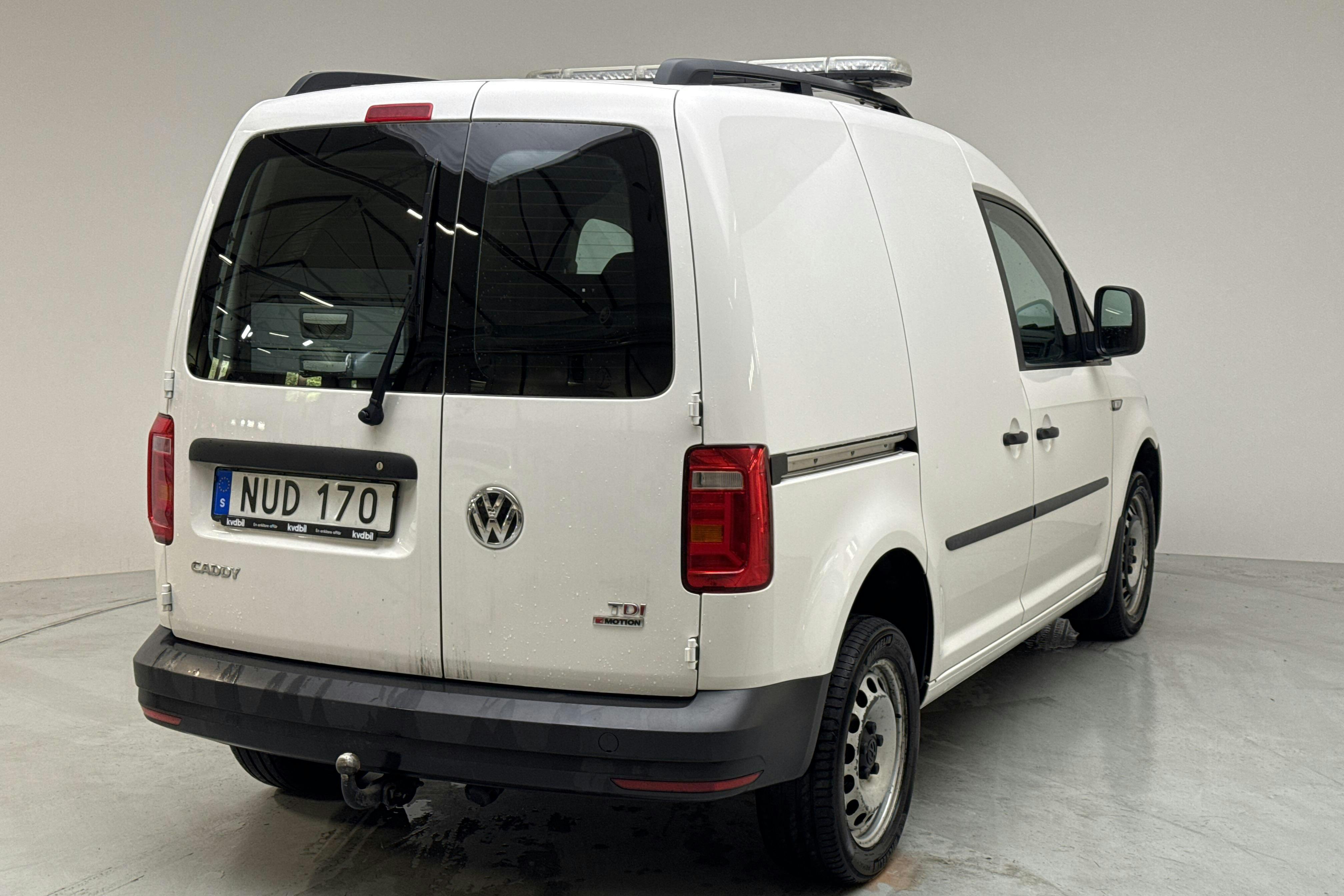 VW Caddy 2.0 TDI Skåp 4MOTION (150hk) - 12 655 mil - Automat - vit - 2016