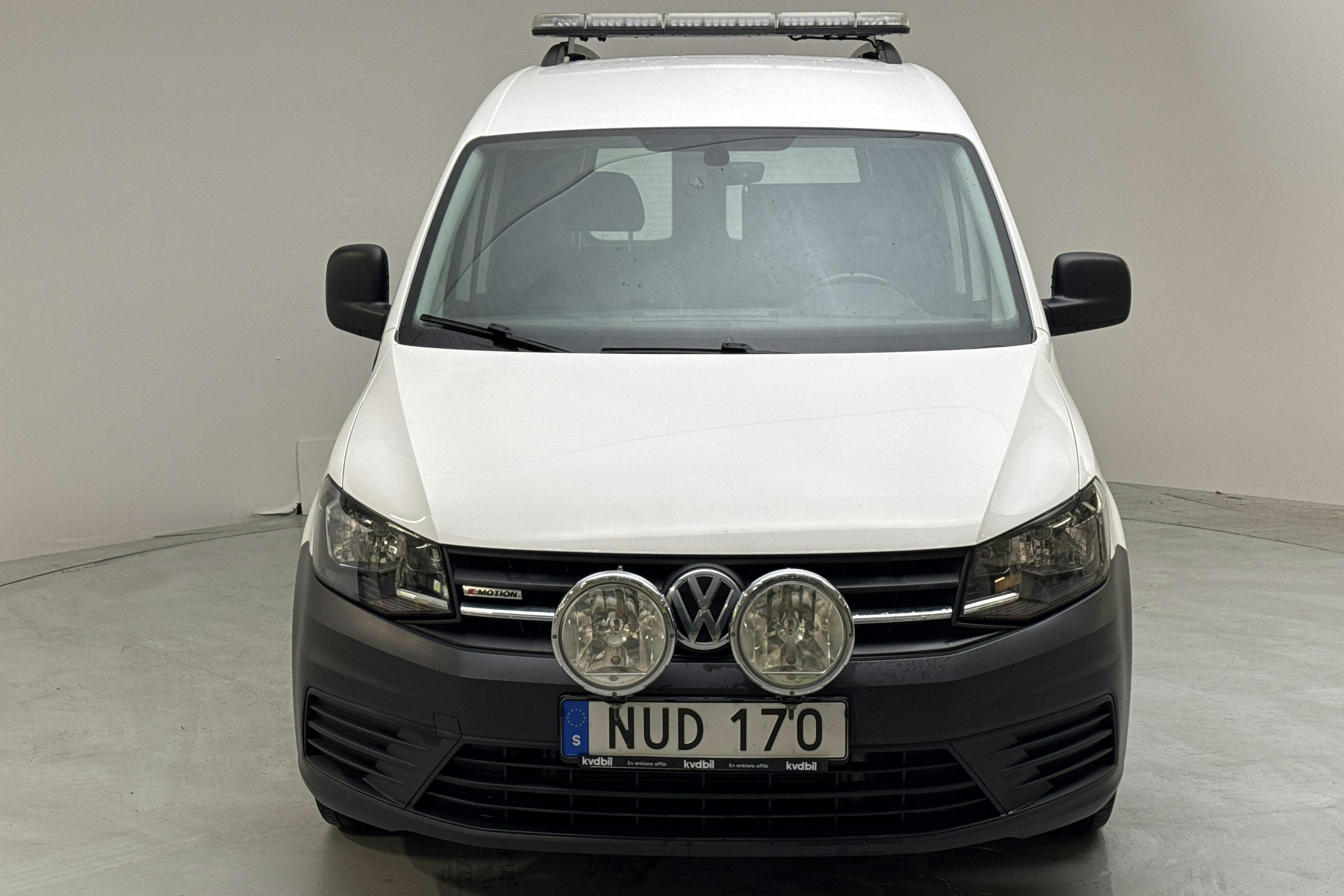 VW Caddy 2.0 TDI Skåp 4MOTION (150hk) - 12 655 mil - Automat - vit - 2016