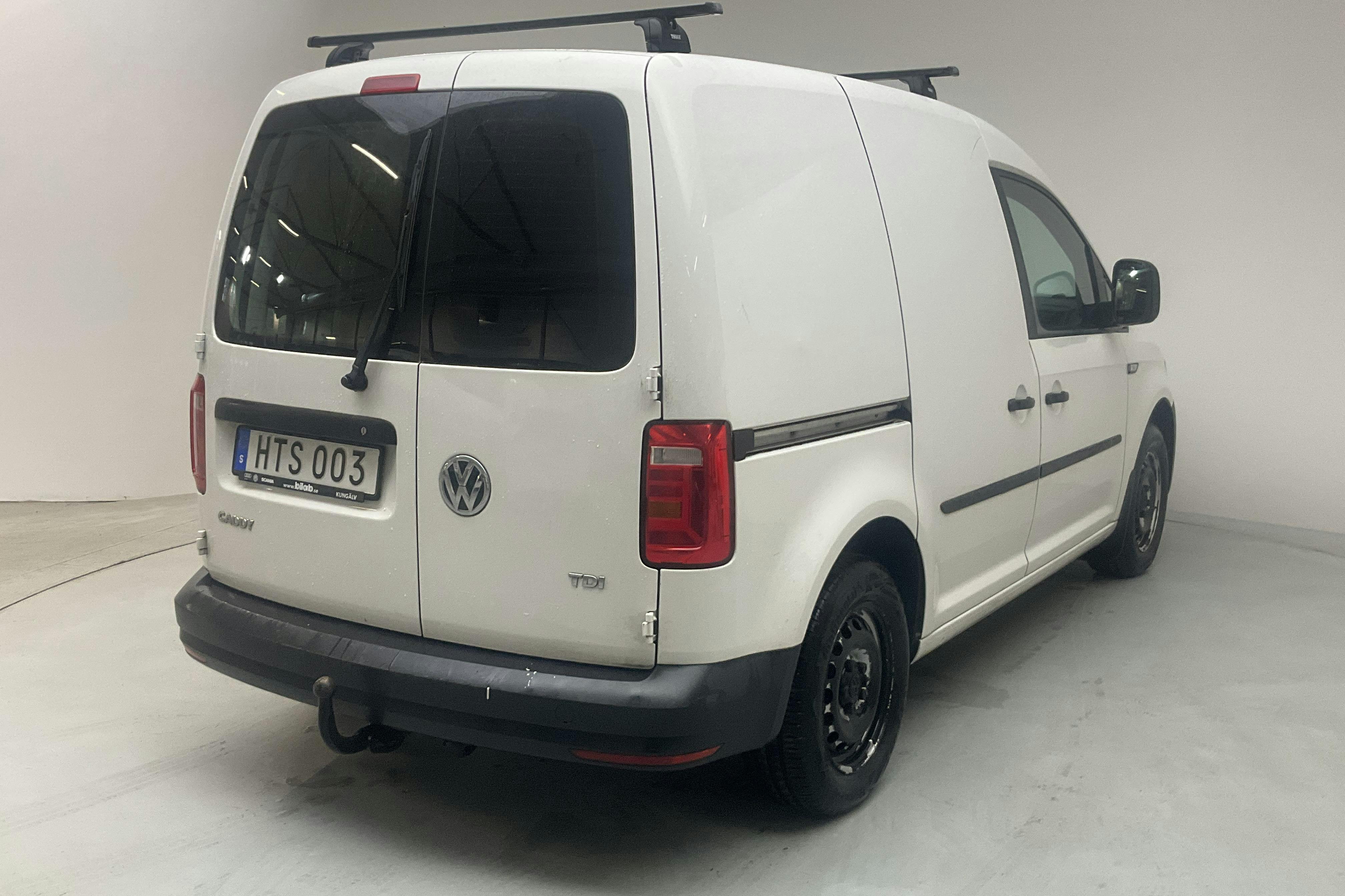 VW Caddy 1.6 TDI Skåp (75hk) - 114 080 km - Manualna - biały - 2016