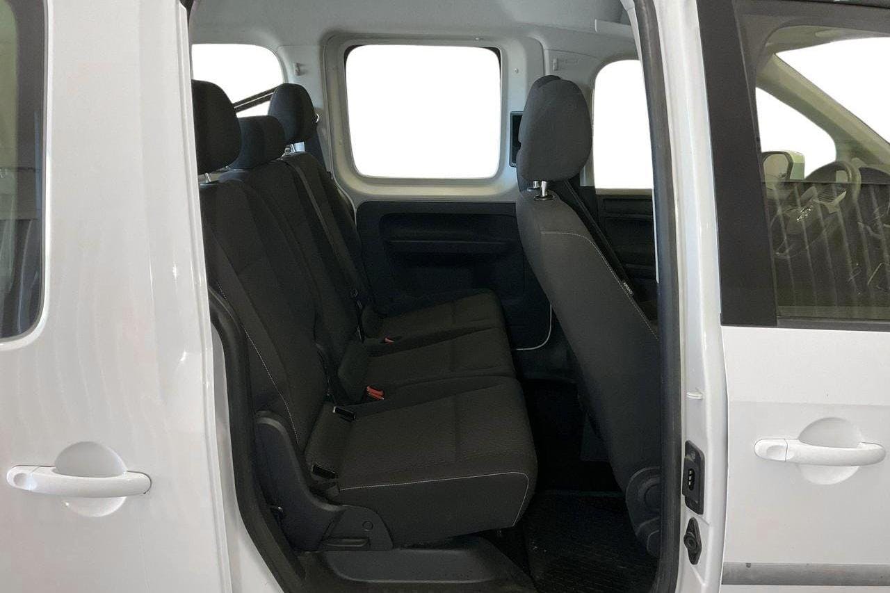 VW Caddy Maxi Life 2.0 TDI (102hk) - 81 510 km - Manualna - biały - 2019