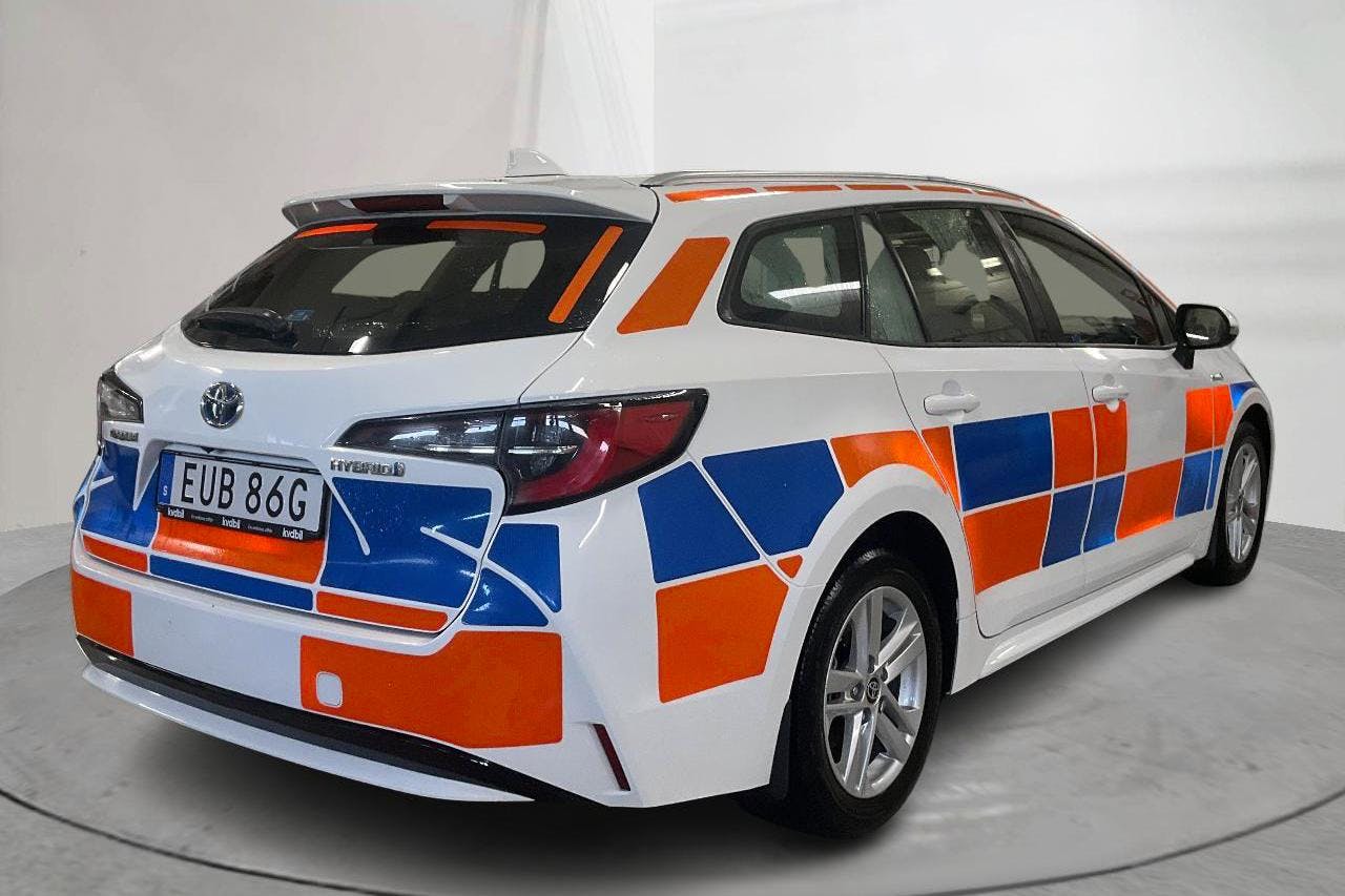 Toyota Corolla 1.8 Hybrid Touring Sports (122hk) - 79 100 km - Automaattinen - valkoinen - 2021