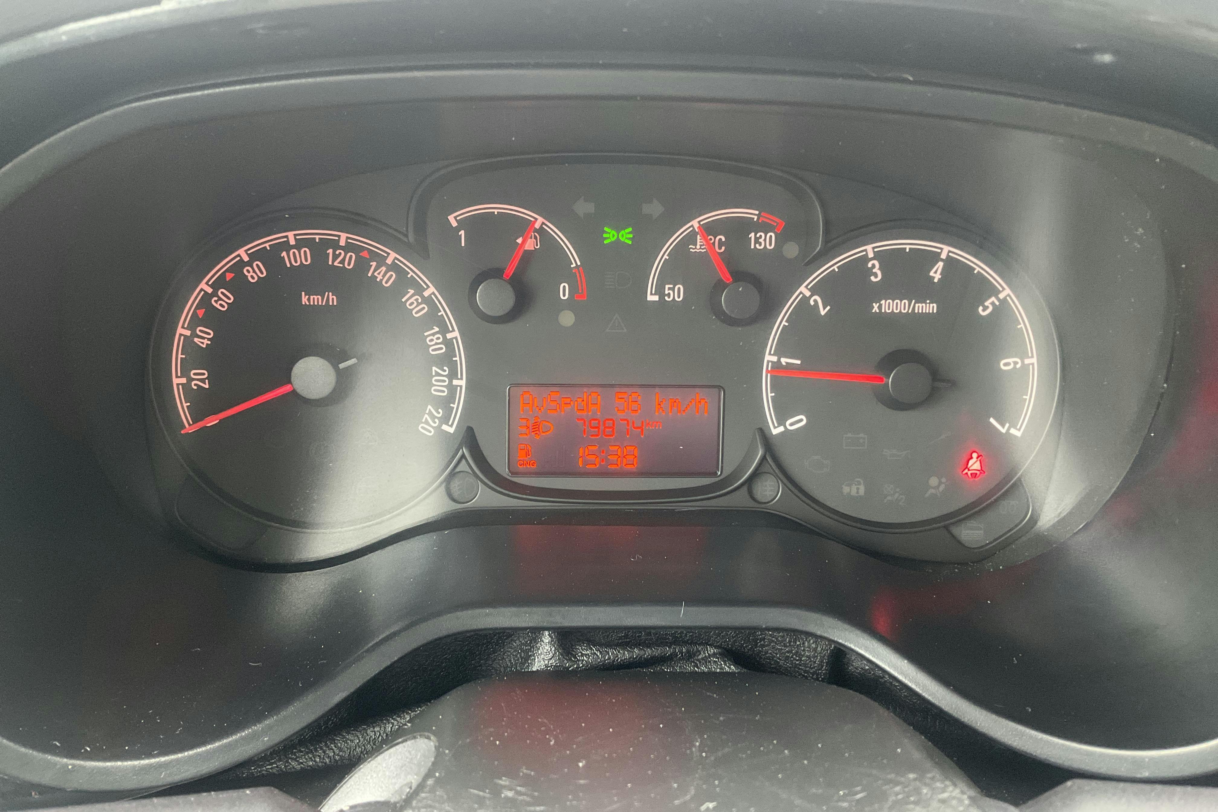 Opel Combo Tour 1.4 CNG (120hk) - 79 870 km - Käsitsi - valge - 2014