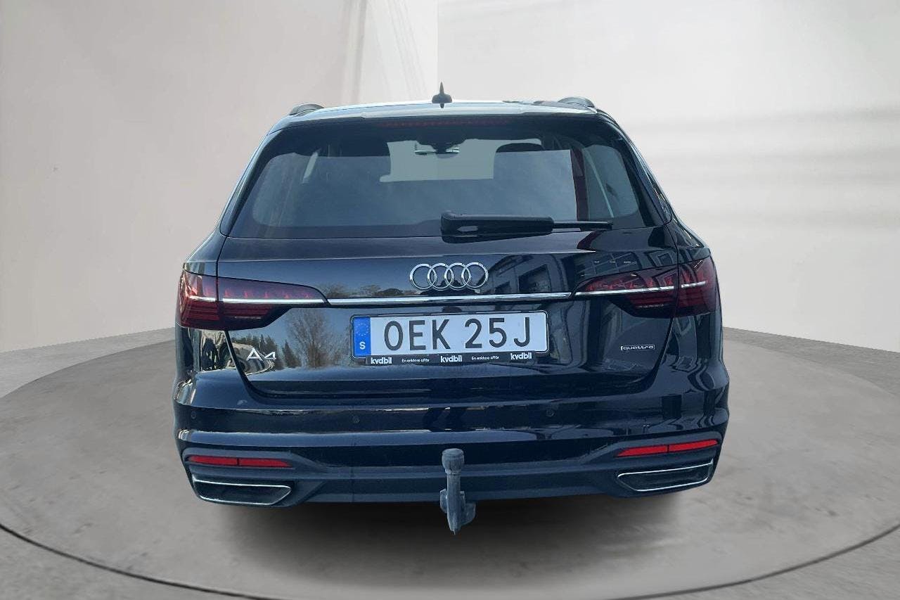 Audi A4 Avant 40 TDI quattro (204hk) - 94 520 km - Automaattinen - musta - 2022