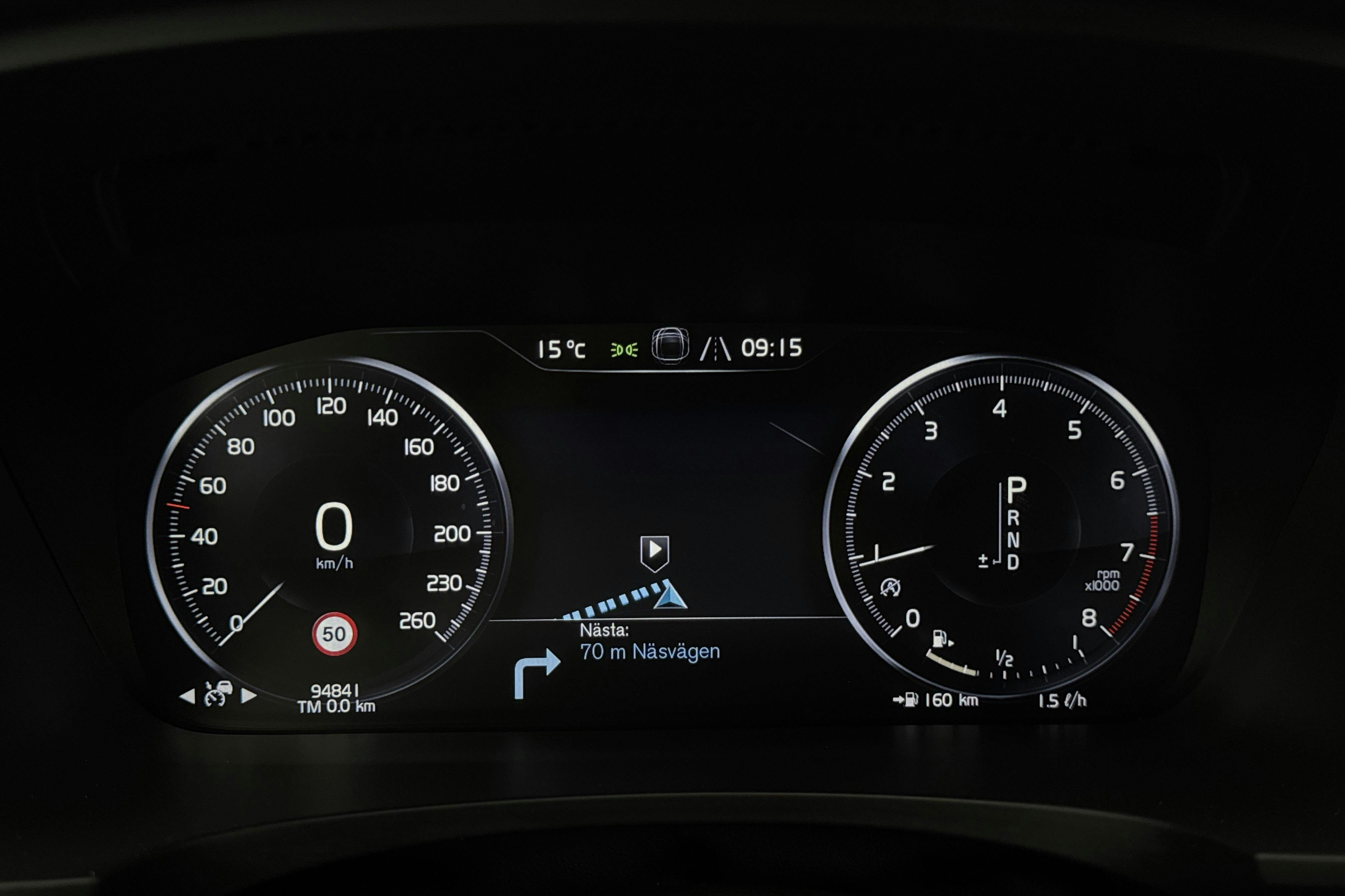 Volvo V90 T4 (190hk) - 94 840 km - Automatic - Light Blue - 2019