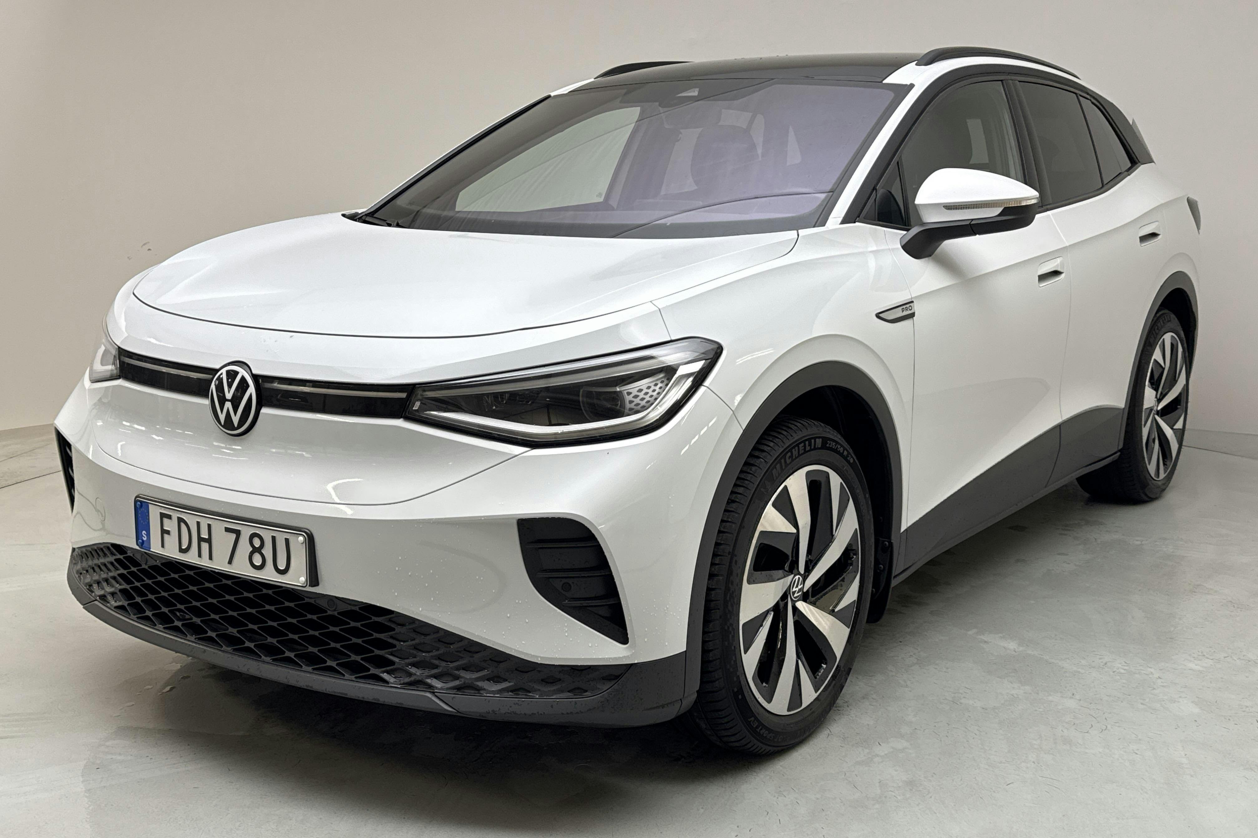 VW ID.4 77kWh (204hk) - 16 481 mil - Automat - vit - 2021