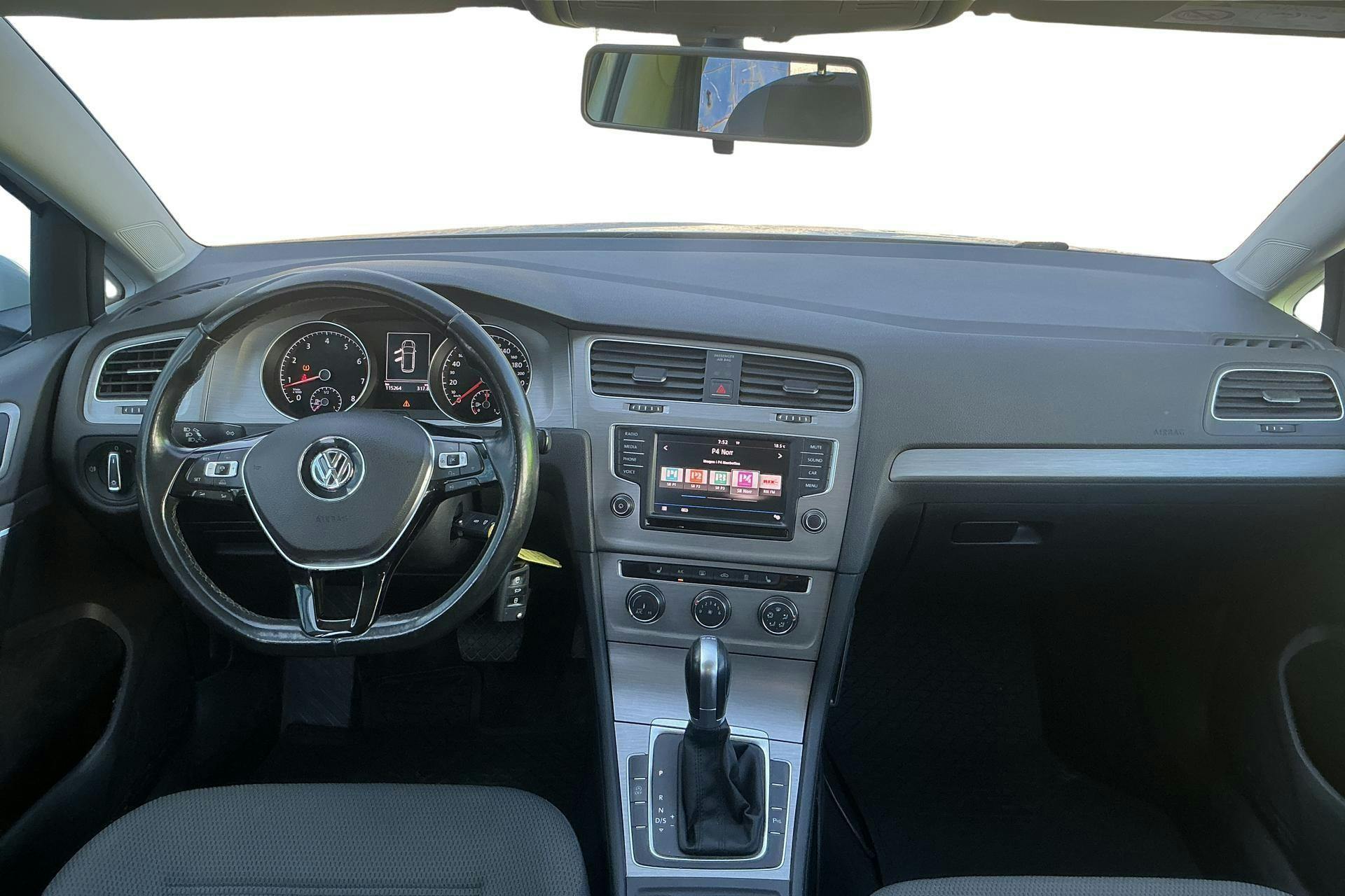 VW Golf VII 1.4 TGI BlueMotion Sportscombi (110hk) - 115 270 km - Automaatne - valge - 2017
