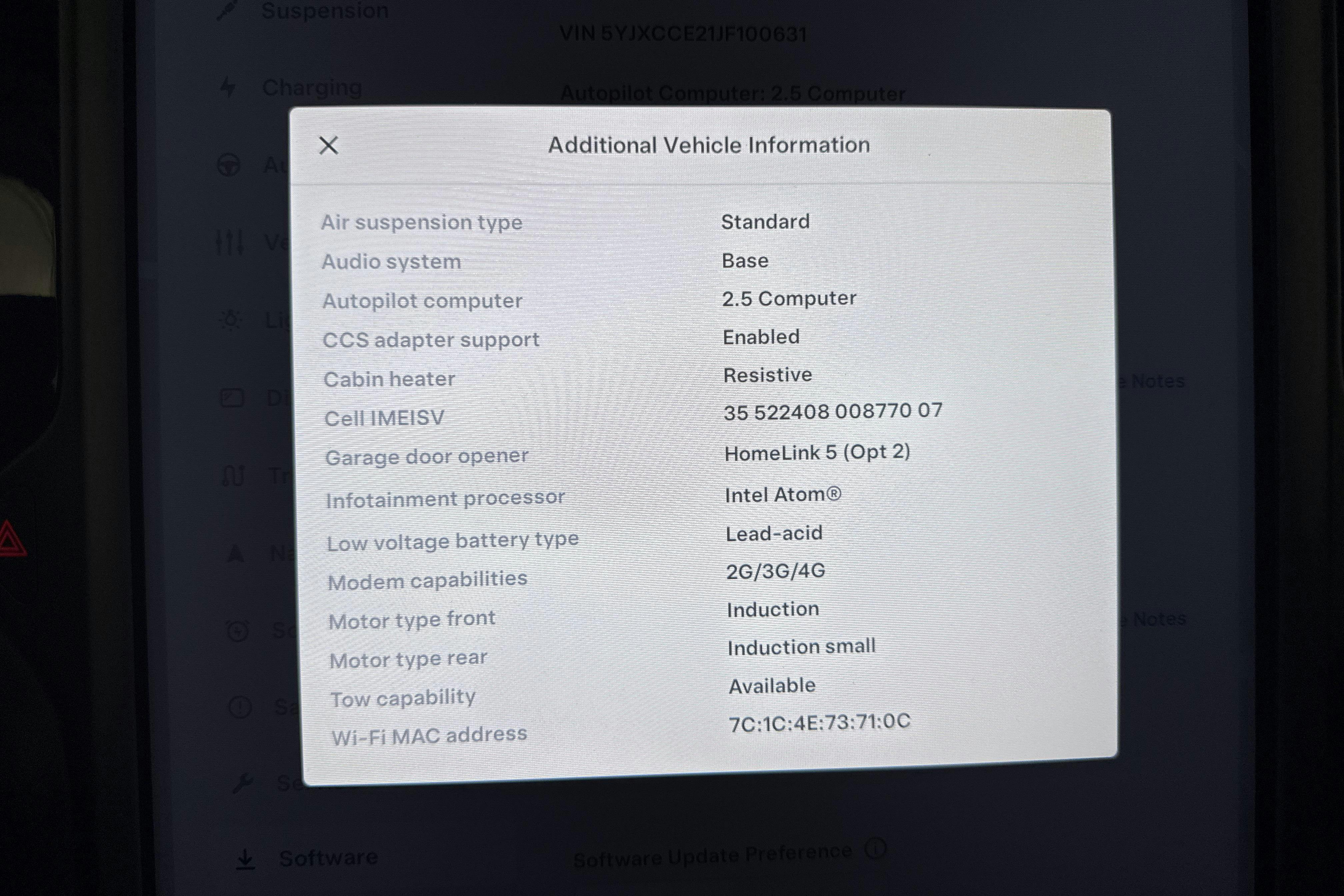 Tesla Model X 75D - 107 930 km - Automatic - black - 2018